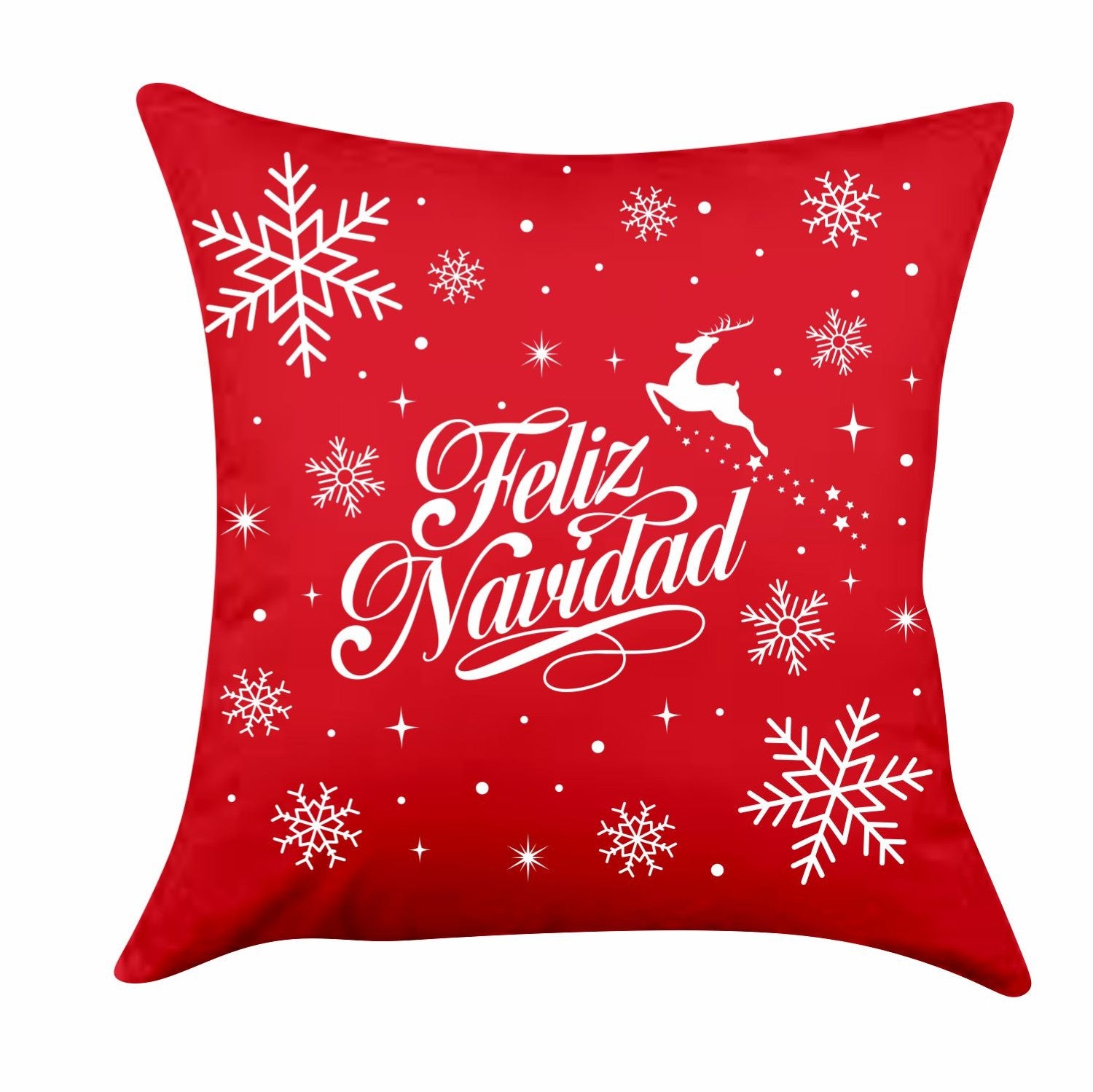 Cojin 45X45 Rojo Feliz Navidad