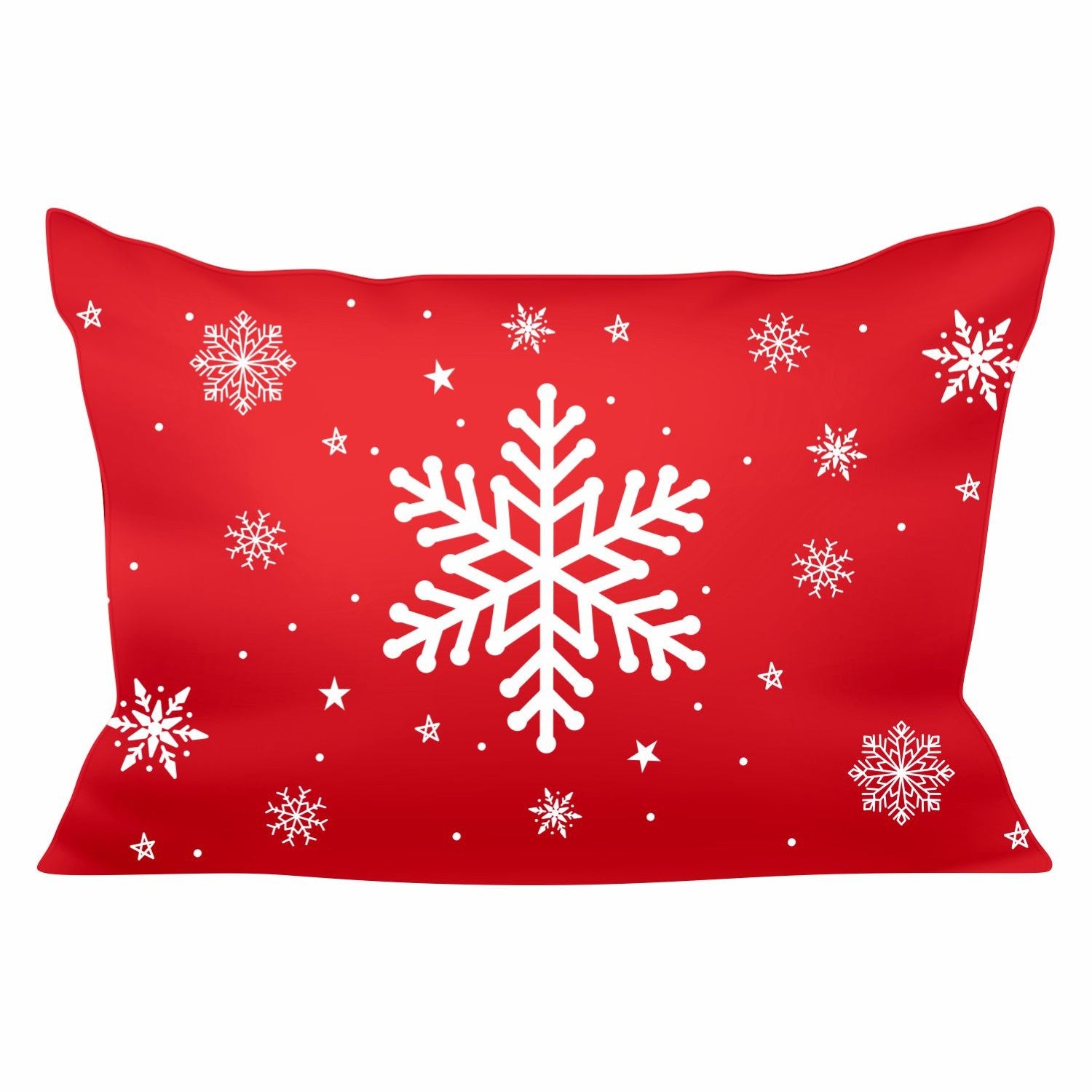 Cojin 30X50 Rojo Copo Navidad