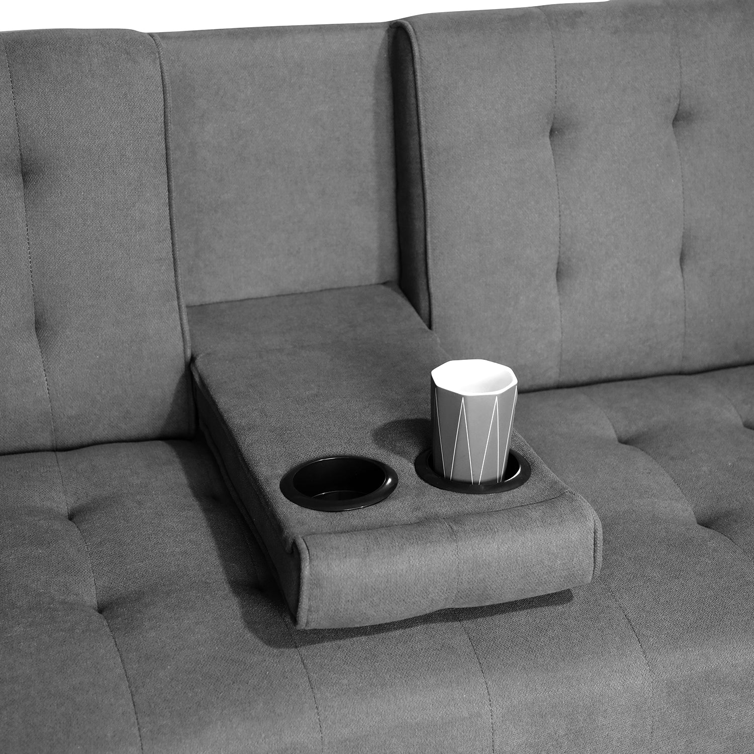 Sofa Cama Arizona Lino Plomo