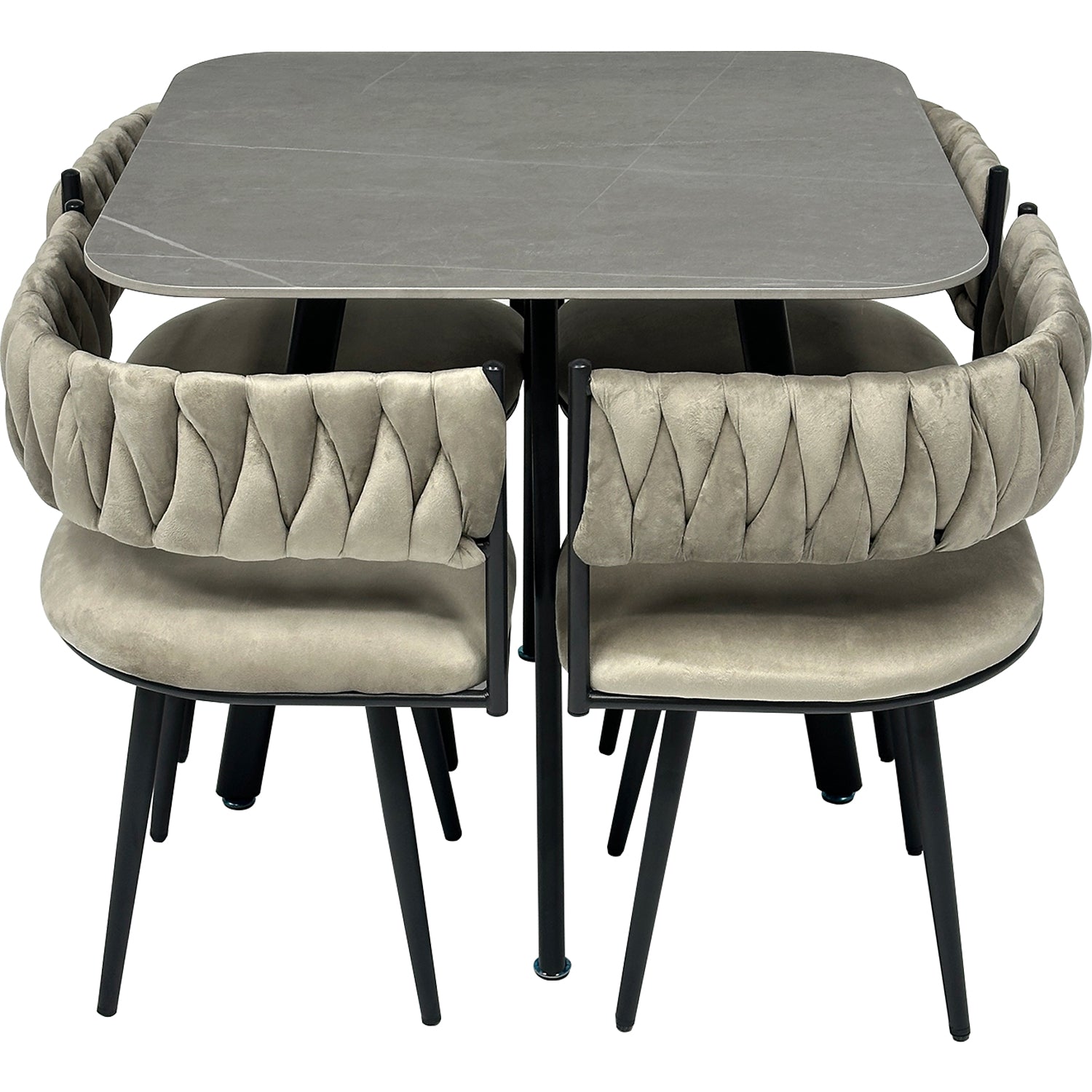 Comedor 4 Puestos Aron Beige