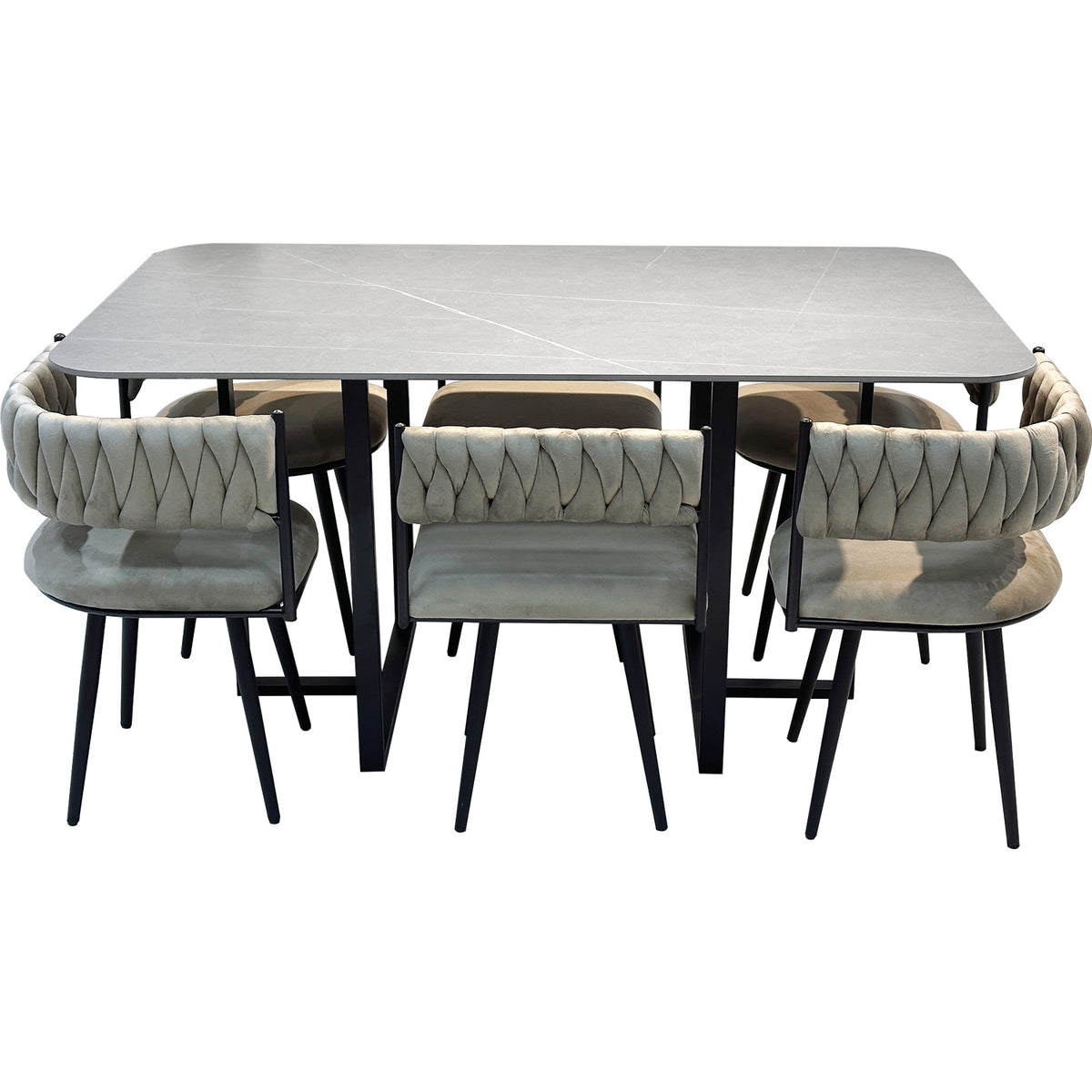 Comedor 6 Puestos Aron Beige