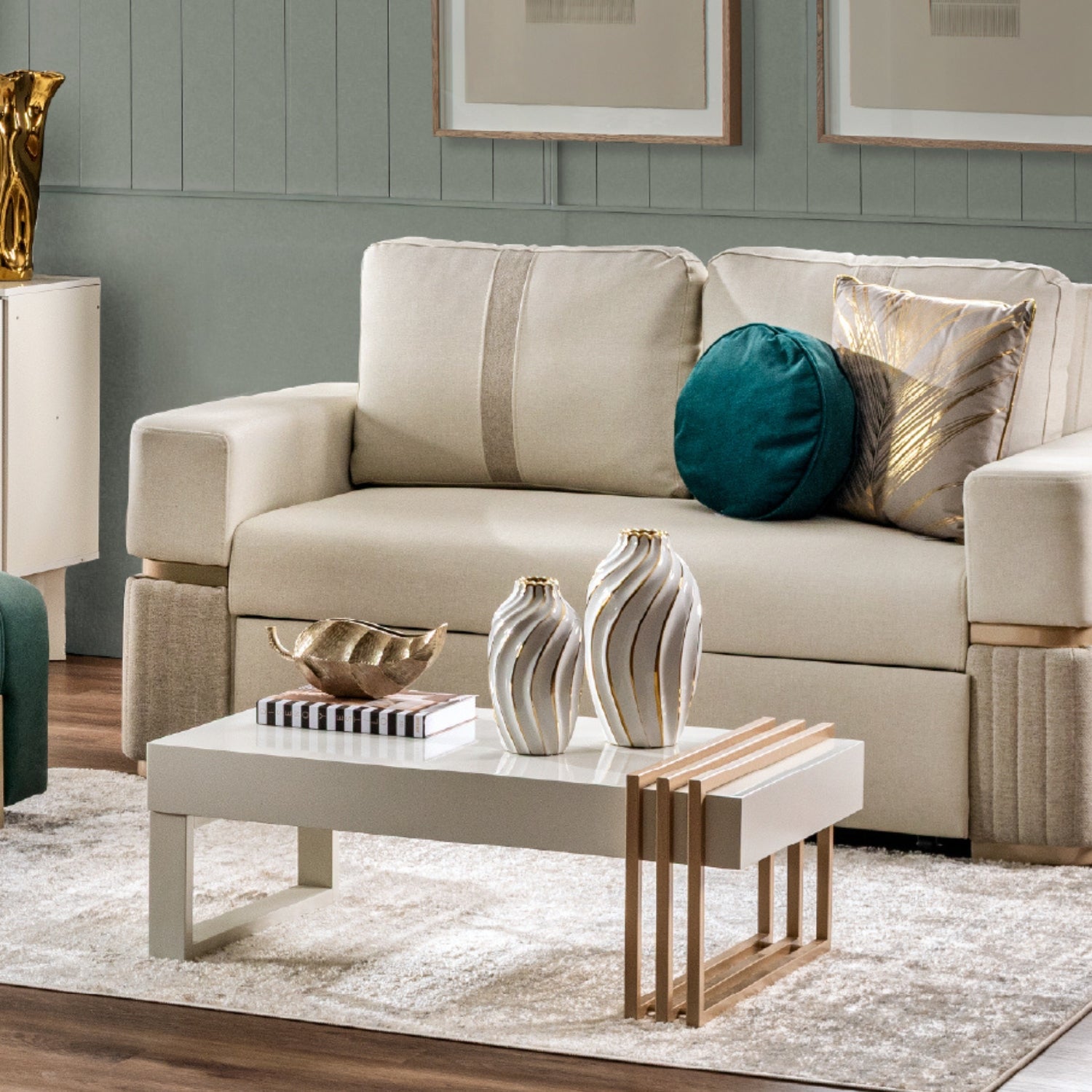 Cojin 45X45 Destello Blanco F243