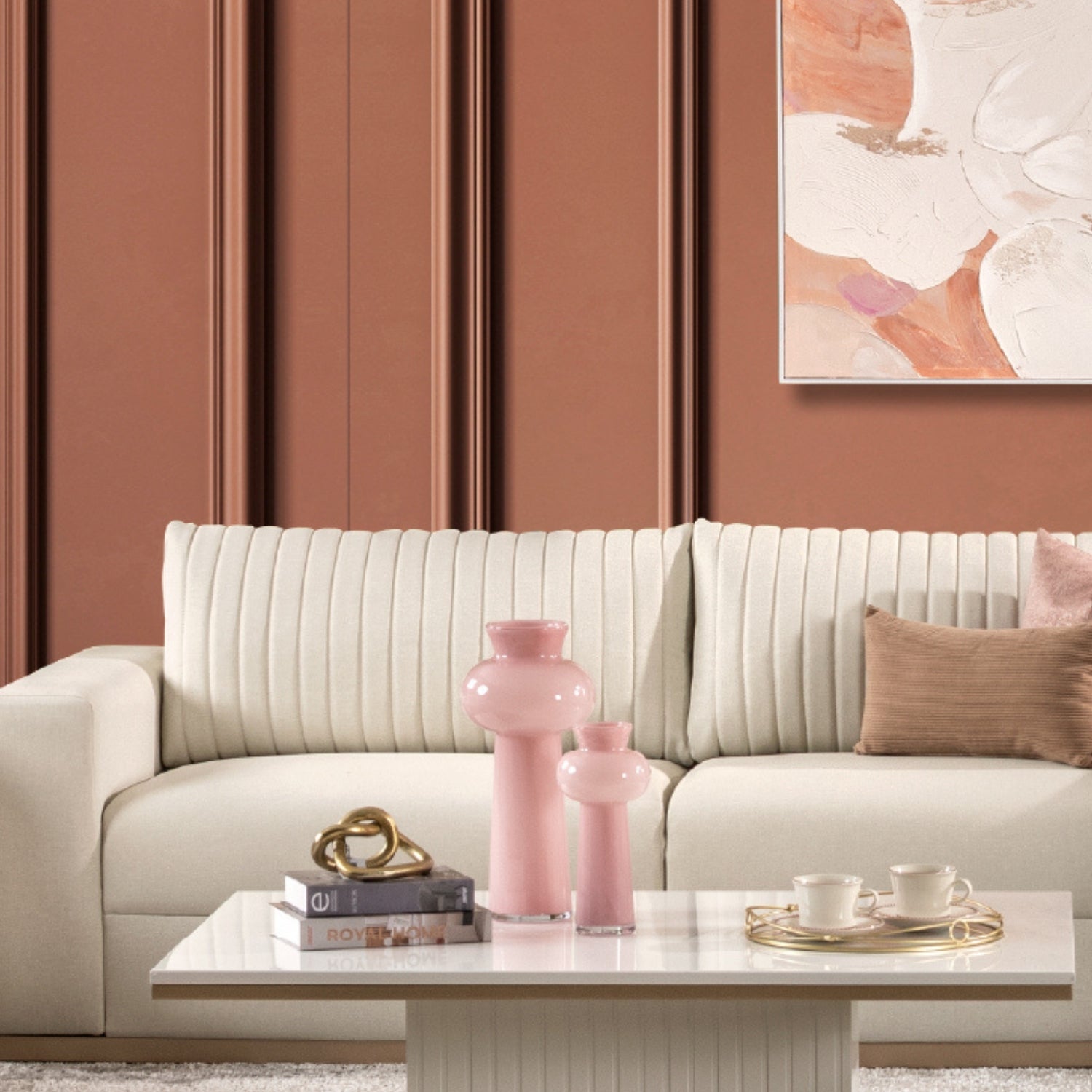 Jarron  12X12X28 Cute Rosa F243