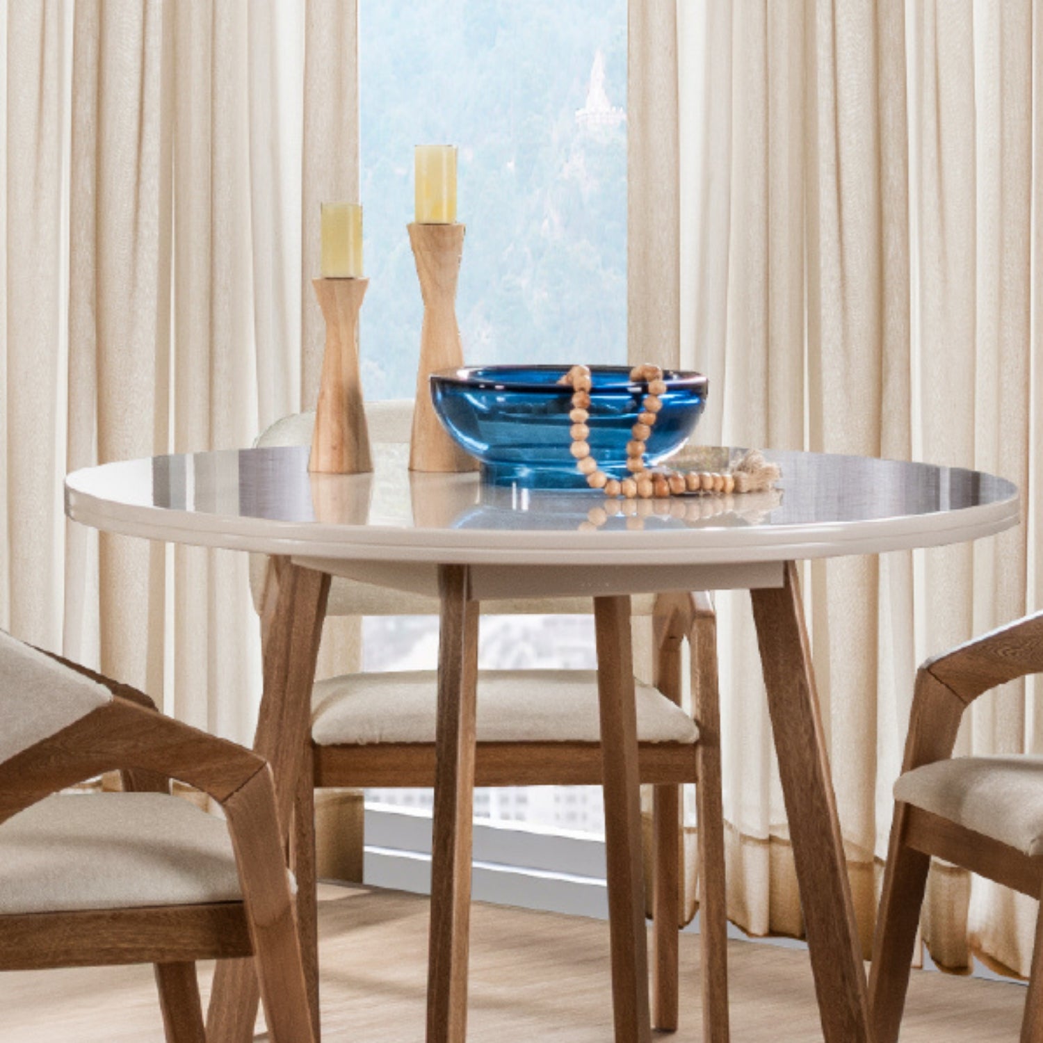 Candelabro 7X23Cm Natural F241