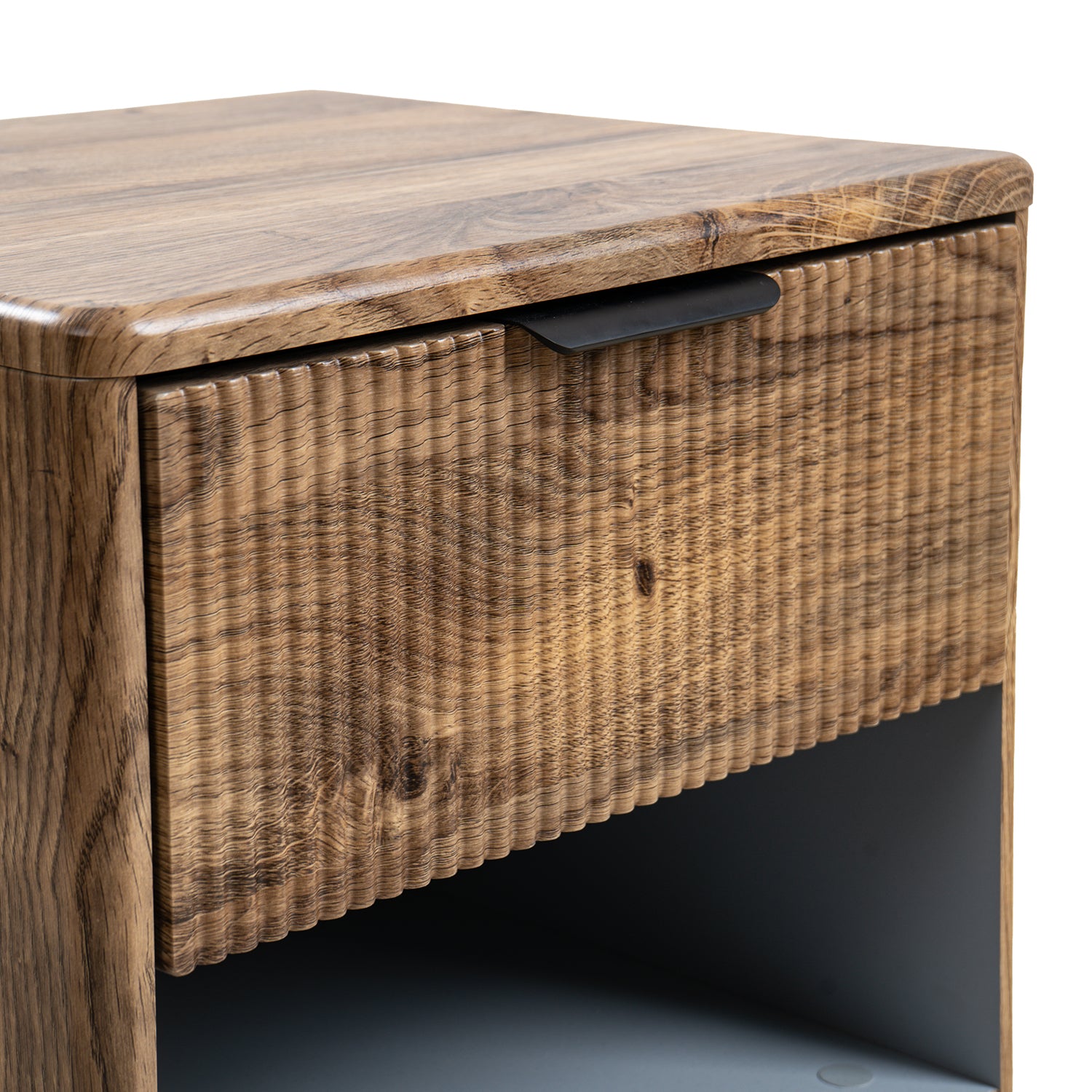 Mesa De Noche Ibiza Natural Oscuro