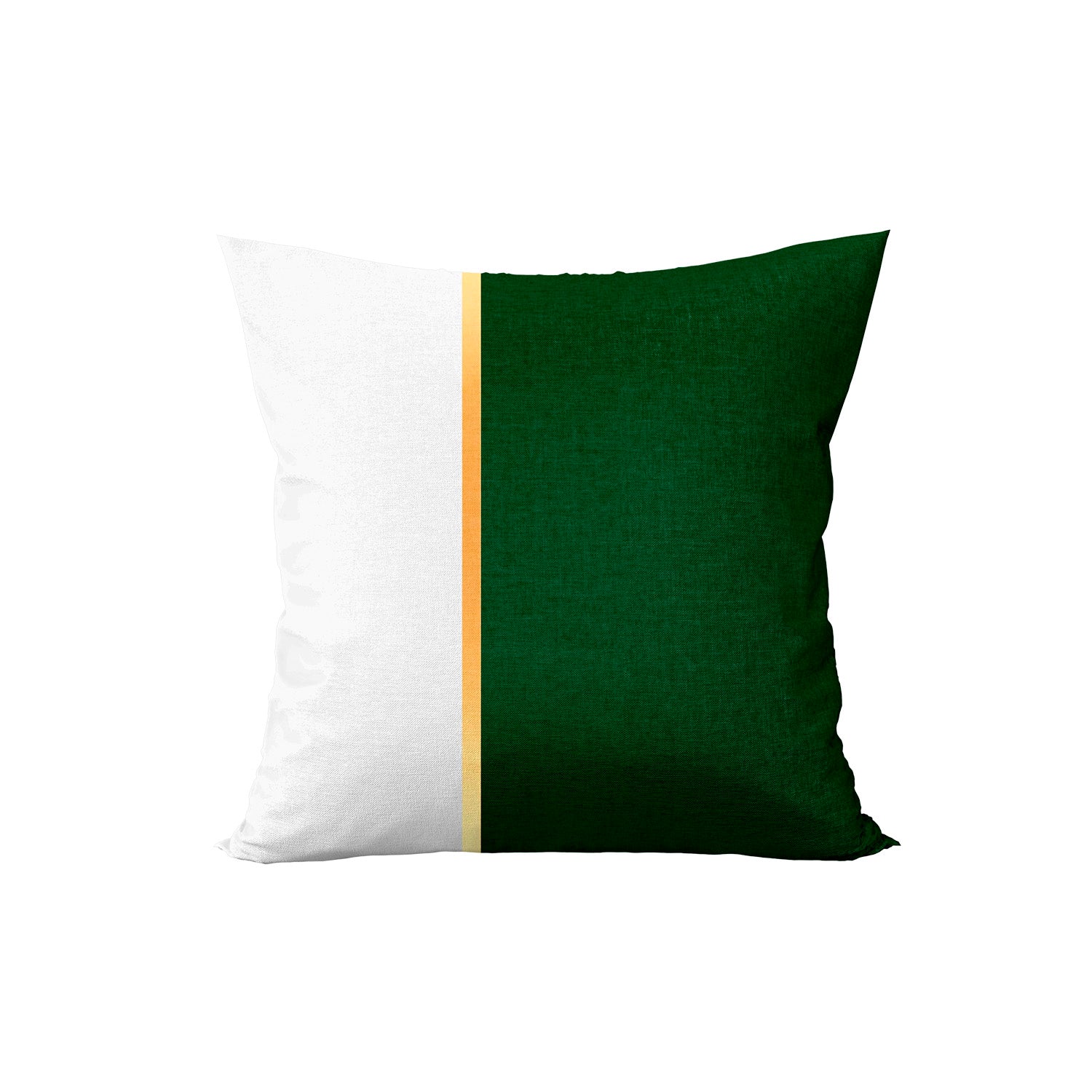 Cojín 45X45 Arkana Verde/Blanco