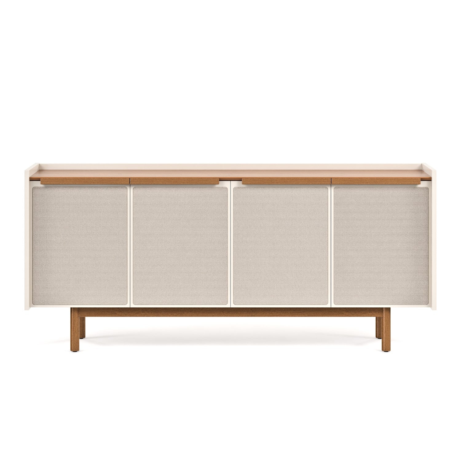 Bifé Zoe Off White, Natural Malla 80X160X39