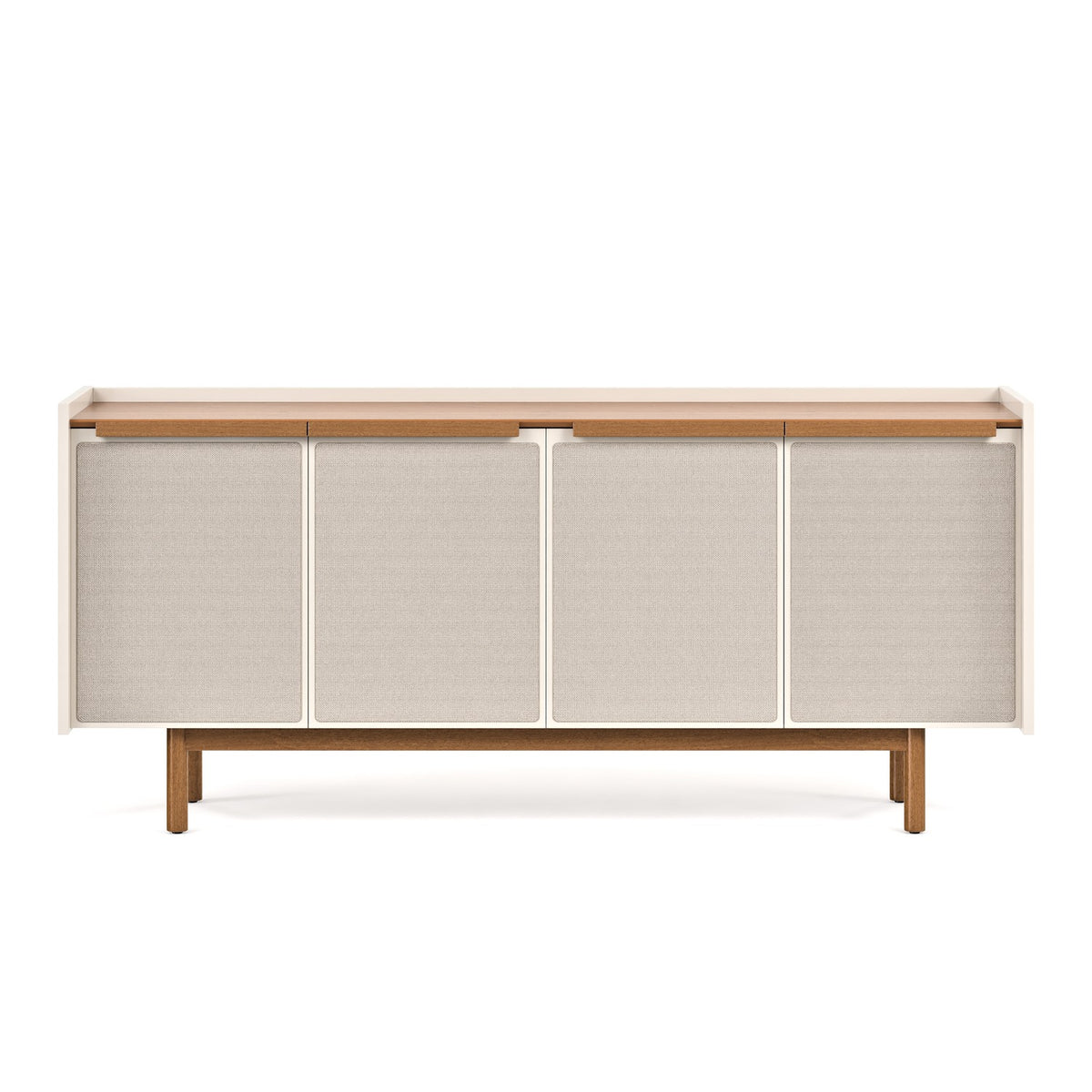 Bifé Zoe Off White, Natural Malla 80X160X39