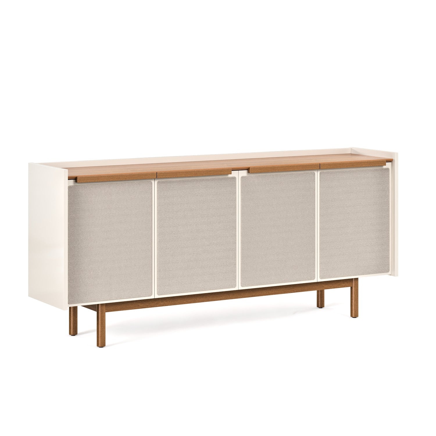 Bifé Zoe Off White, Natural Malla 80X160X39
