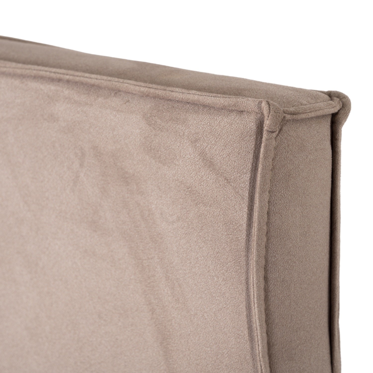 Cama Doble Tokyo Microfibra Taupe, Natural