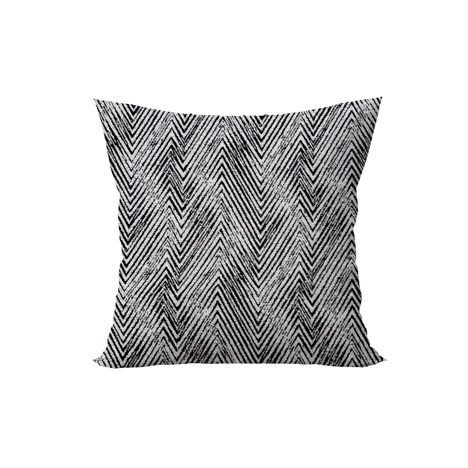 Cojín 45X45 Rosales Zigzag Blanco
