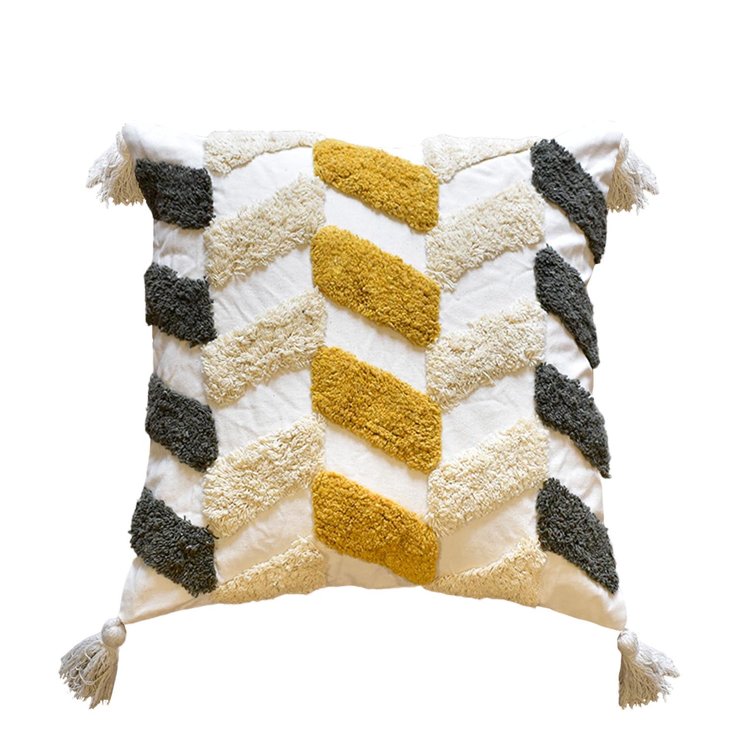 Cojín 45X45 Rustic 106 Multi Mostaza