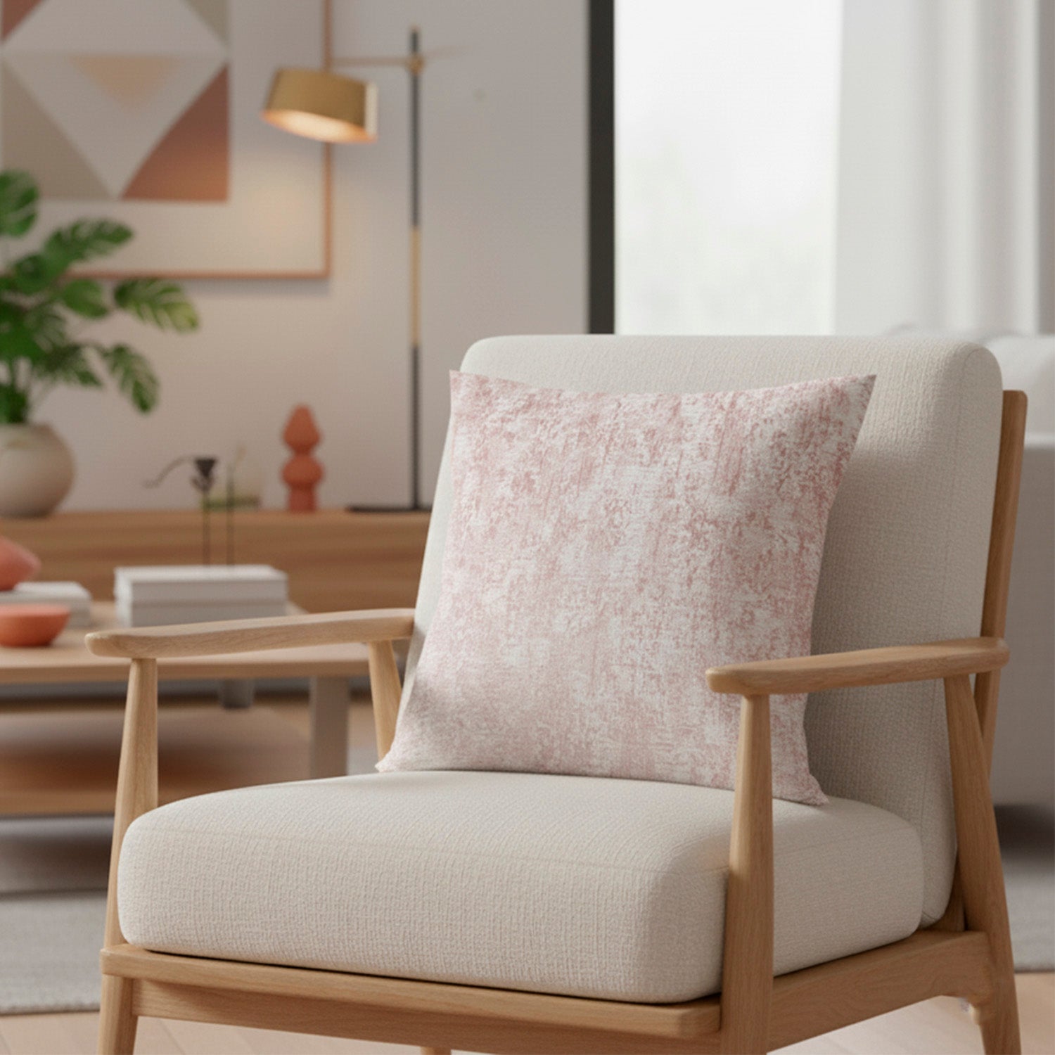 Cojín 45X45 Lira Rosa