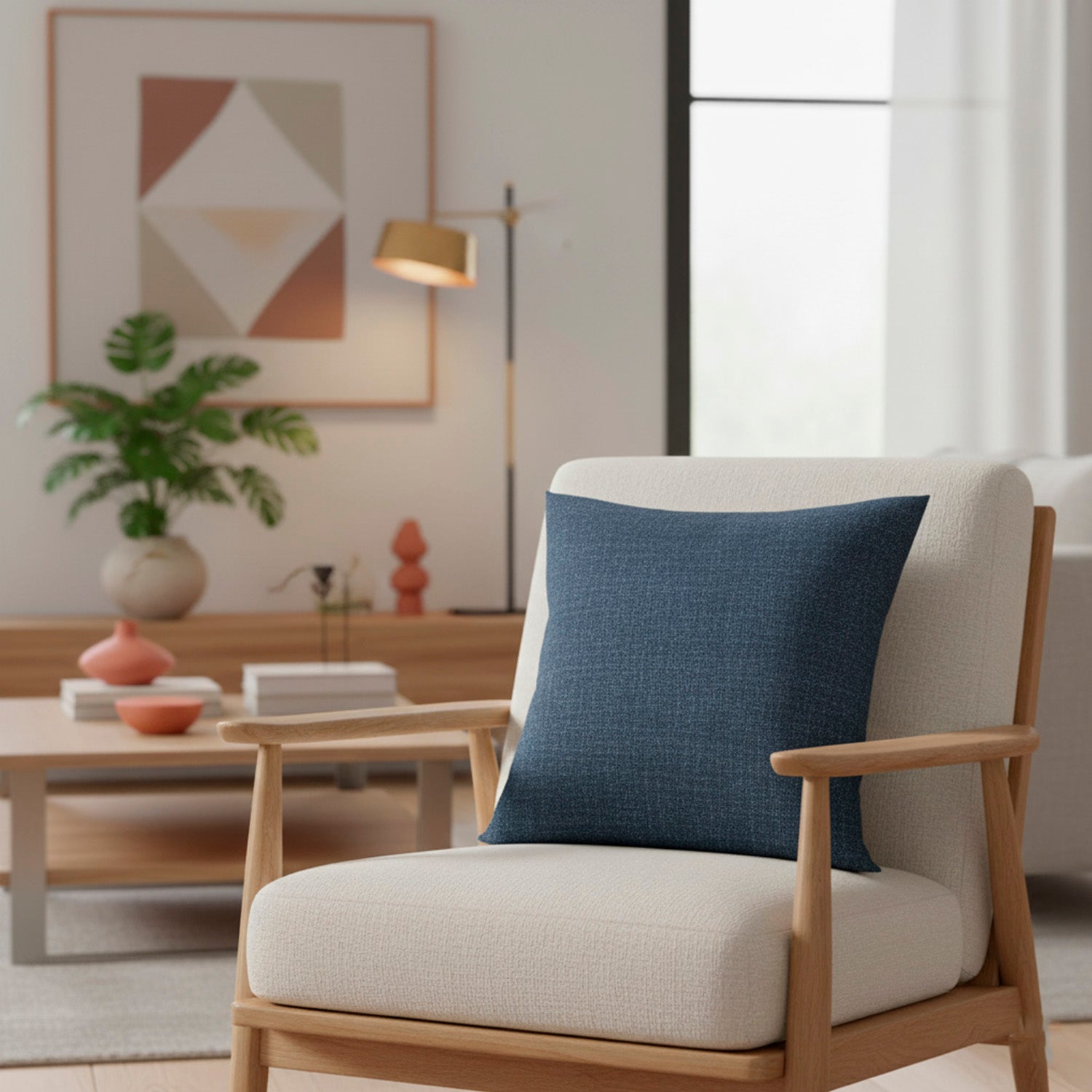 Cojín 45X45 Veracruz Azul