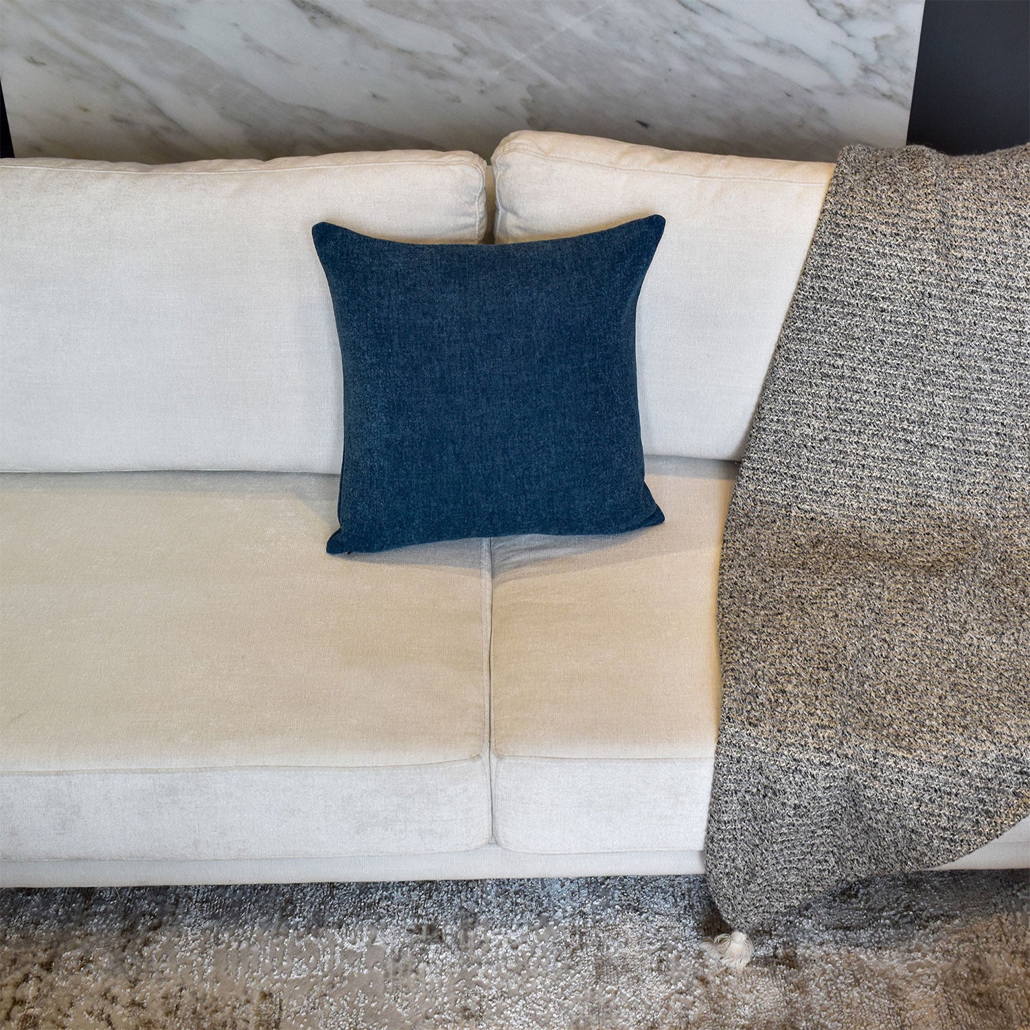 Cojín 45X45 Fontanar Azul