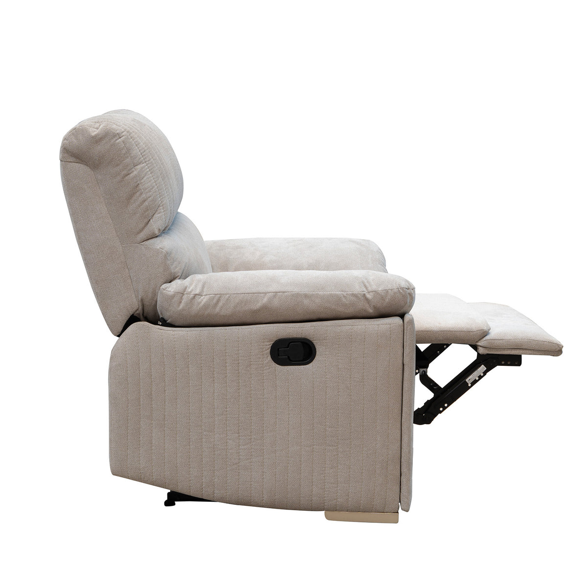 Sillón Reclinable Dinna Chenille Impetu Beige, Champaña