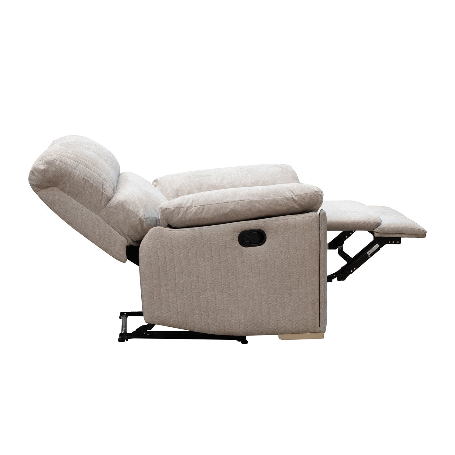 Sillón Reclinable Dinna Chenille Impetu Beige, Champaña