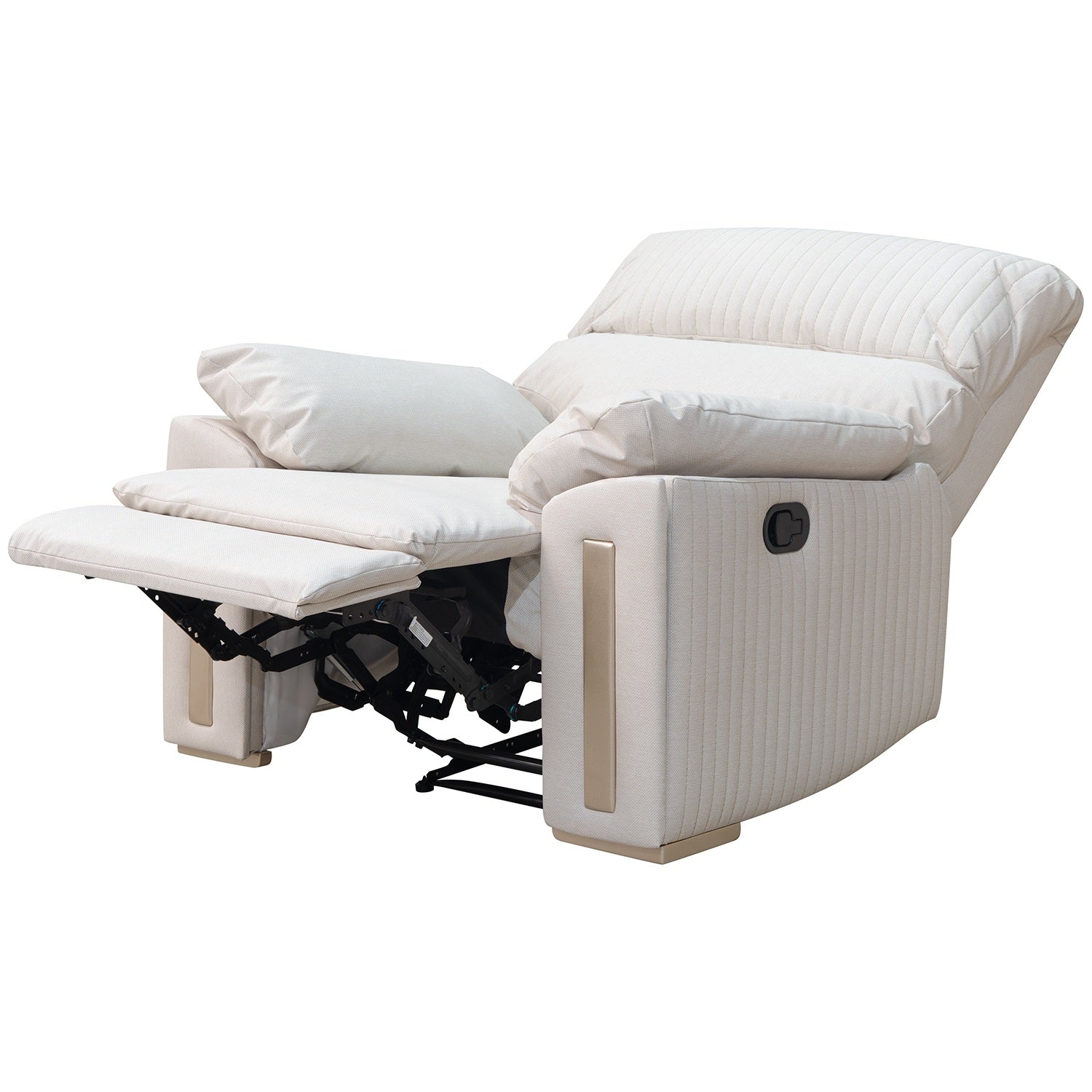 Sillón Reclinable Dinna Eurolino Gaira Beige, Champaña