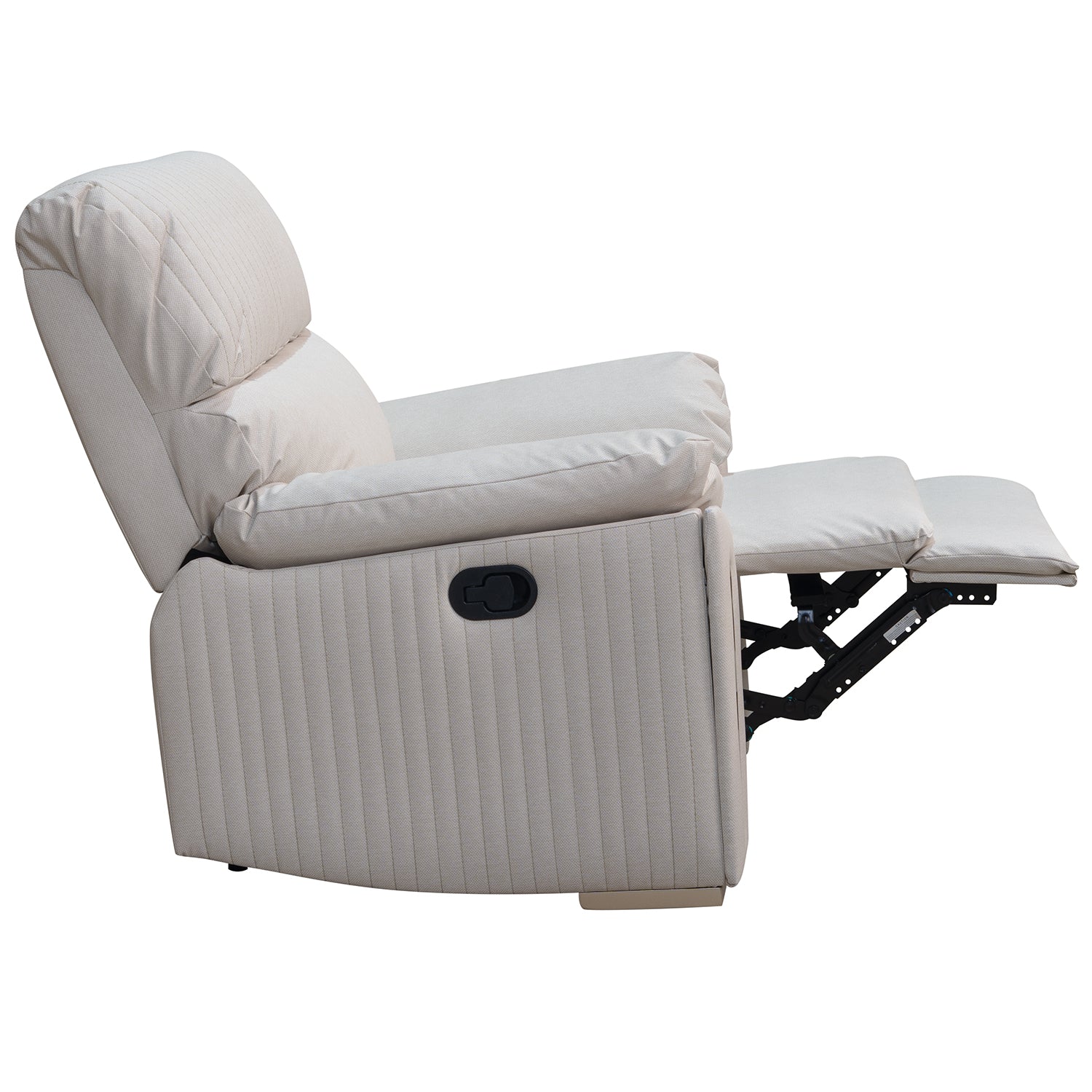 Sillón Reclinable Dinna Eurolino Gaira Beige, Champaña