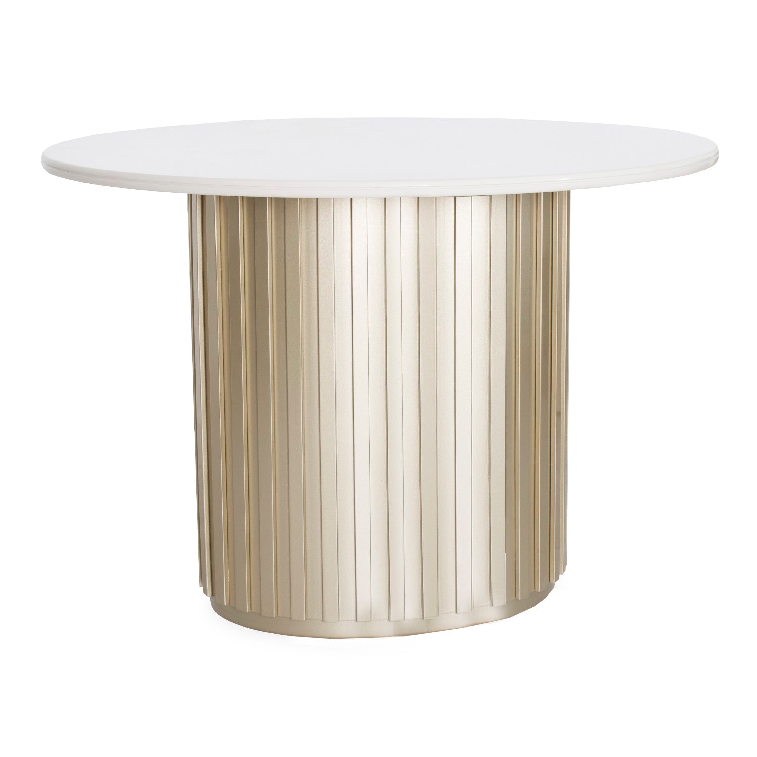 Comedor 4 Puestos Firence Chenille Almendra, Champaña