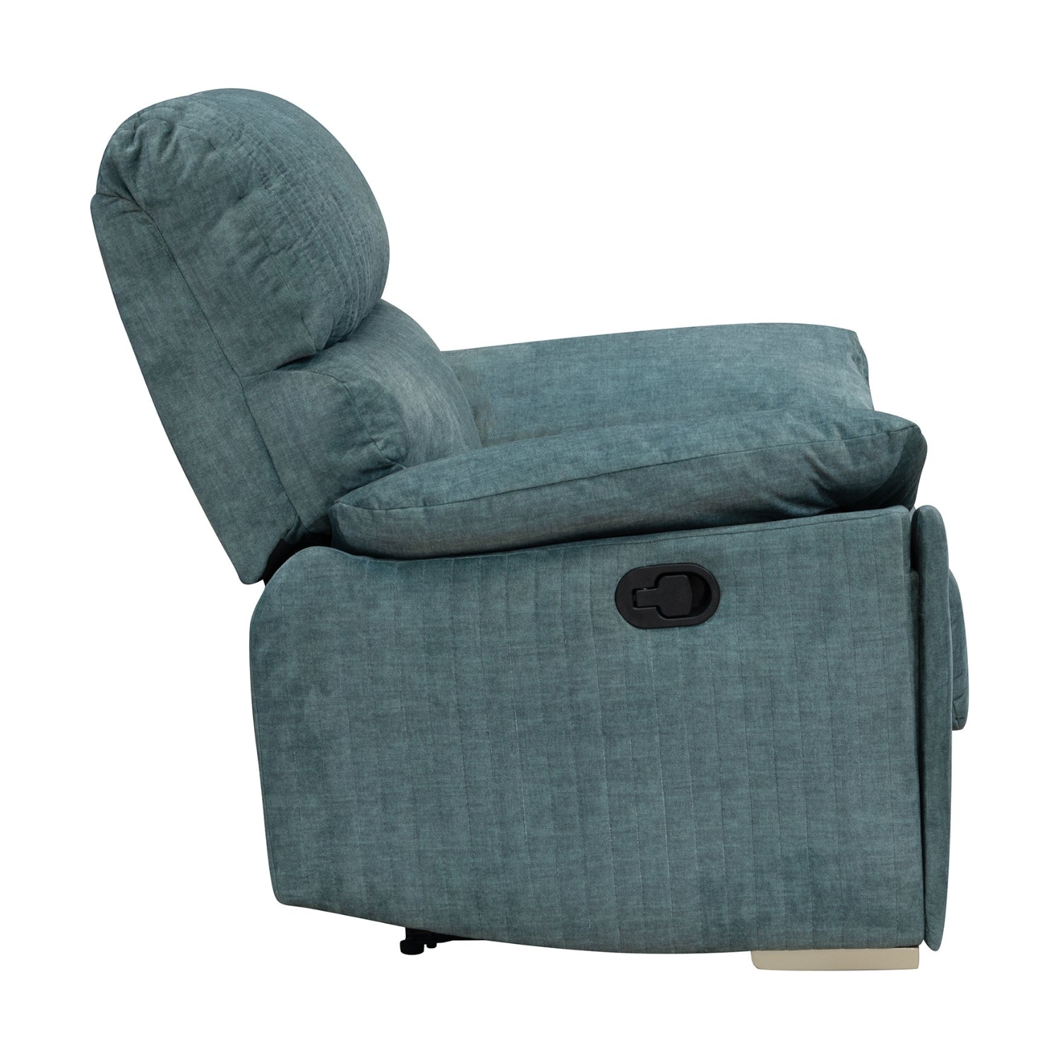 Sillón Reclinable Dinna Velvet Atlas Verde, Champaña