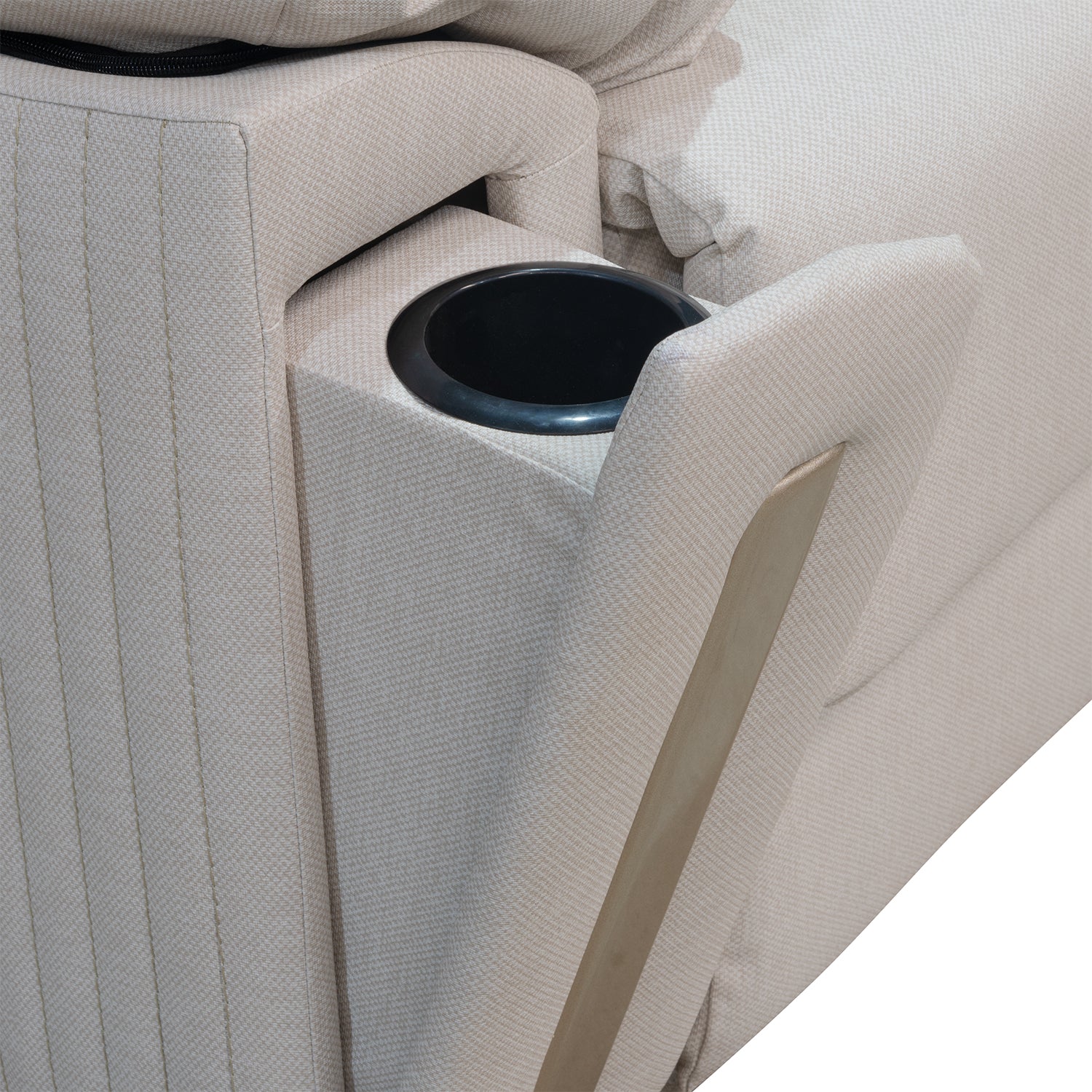 Sillón Reclinable Dinna Eurolino Gaira Beige, Champaña