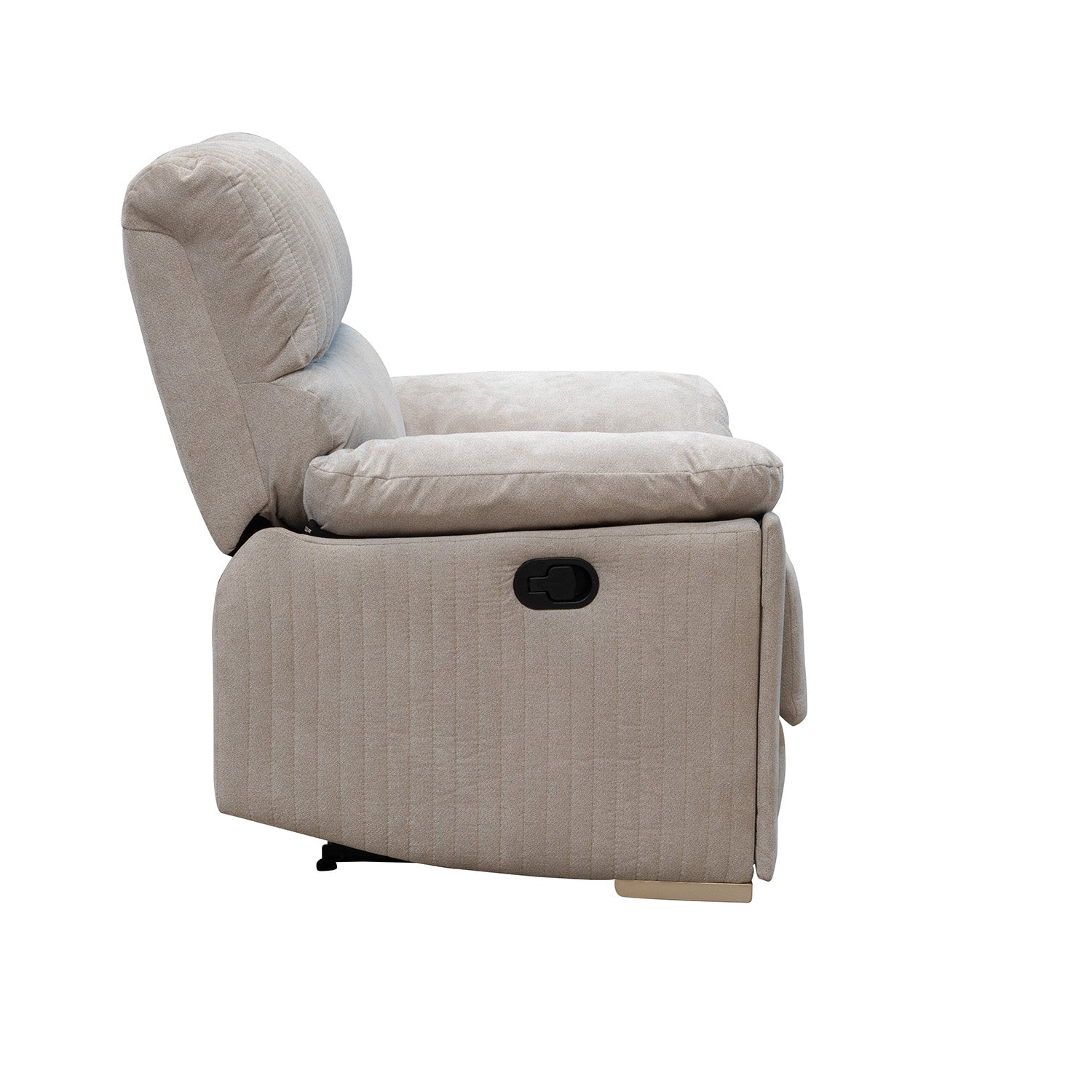 Sillón Reclinable Dinna Chenille Impetu Beige, Champaña