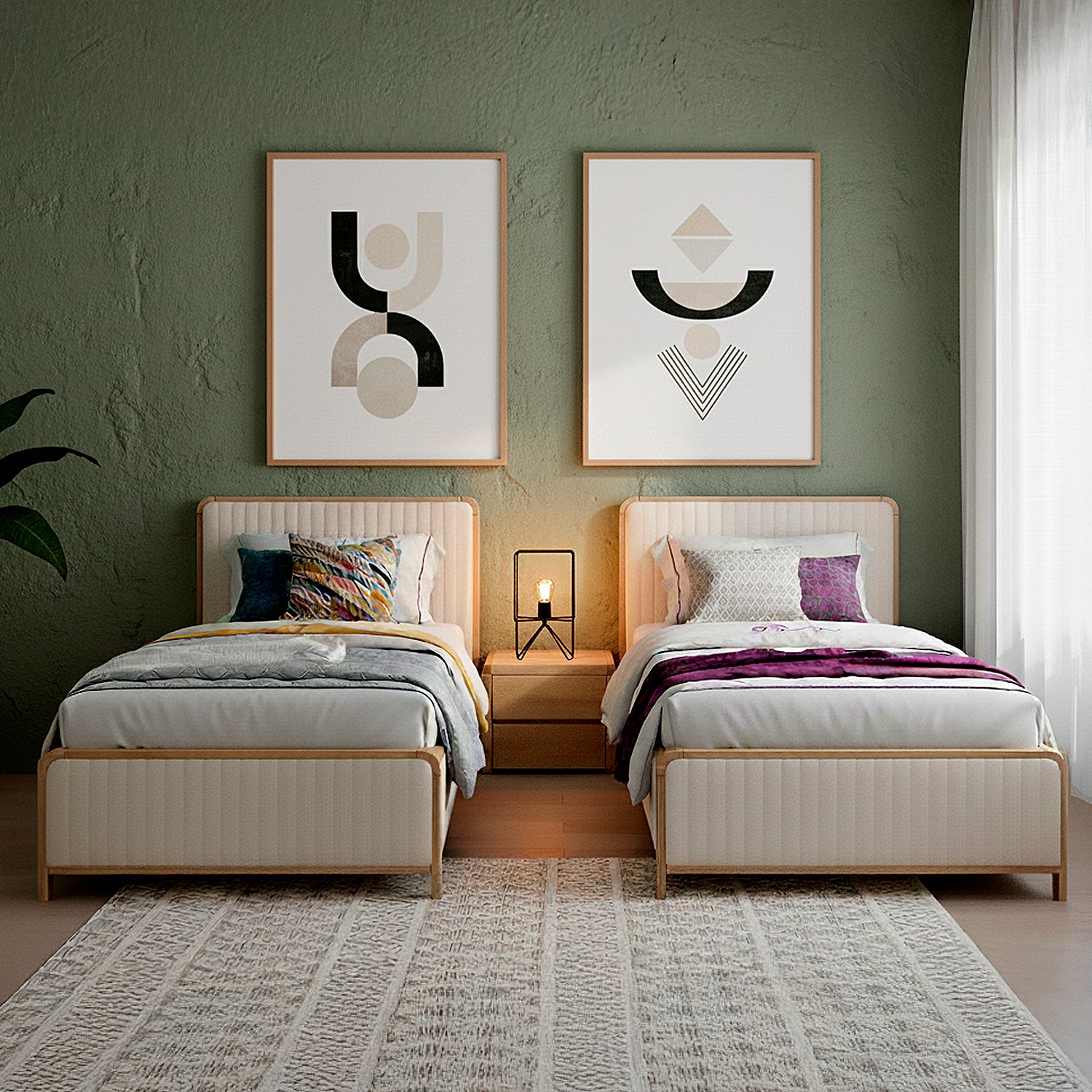 Cama 1.00 Celeste Eurolino Beige, Natural
