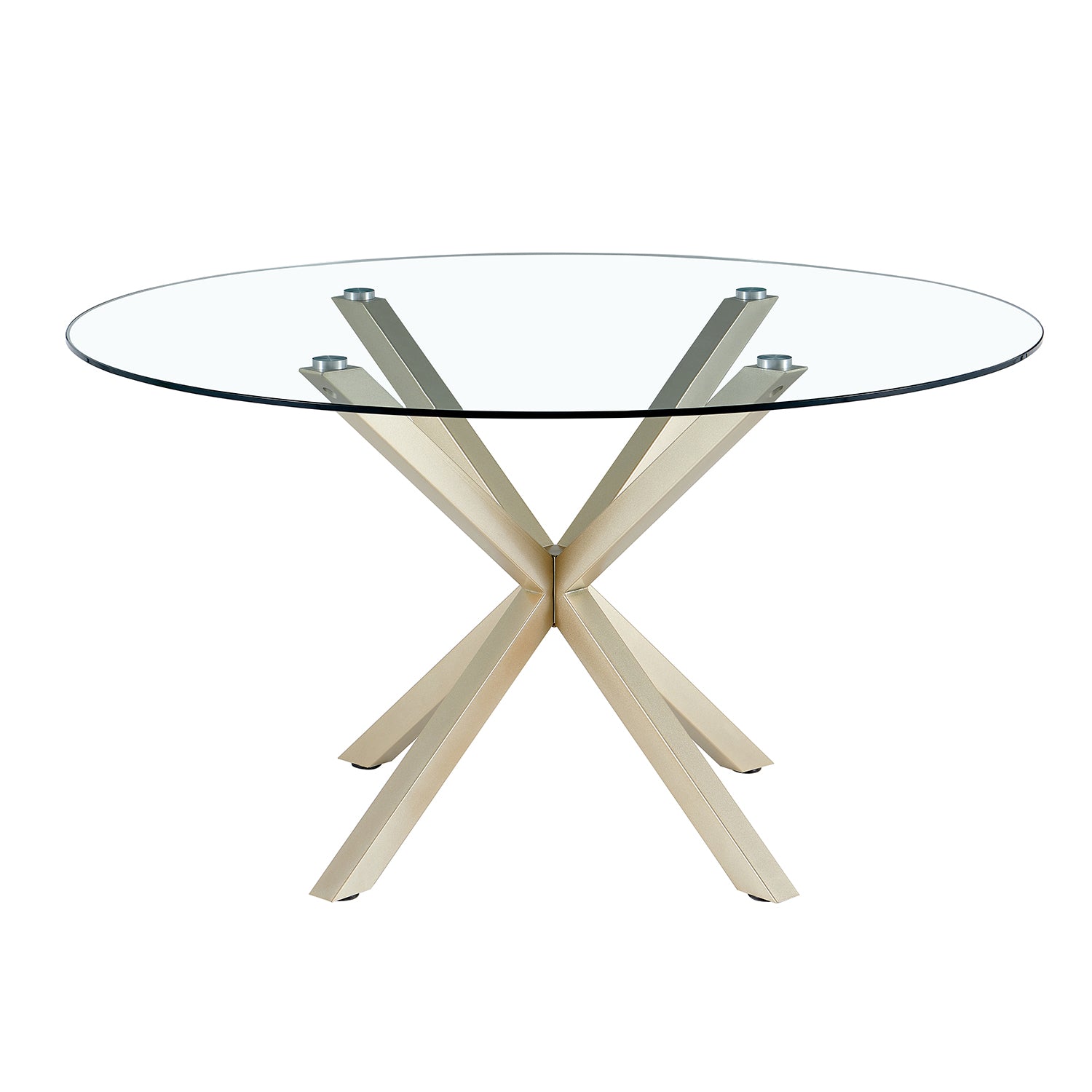 Comedor 6 Puestos Dousty Beige, Champana