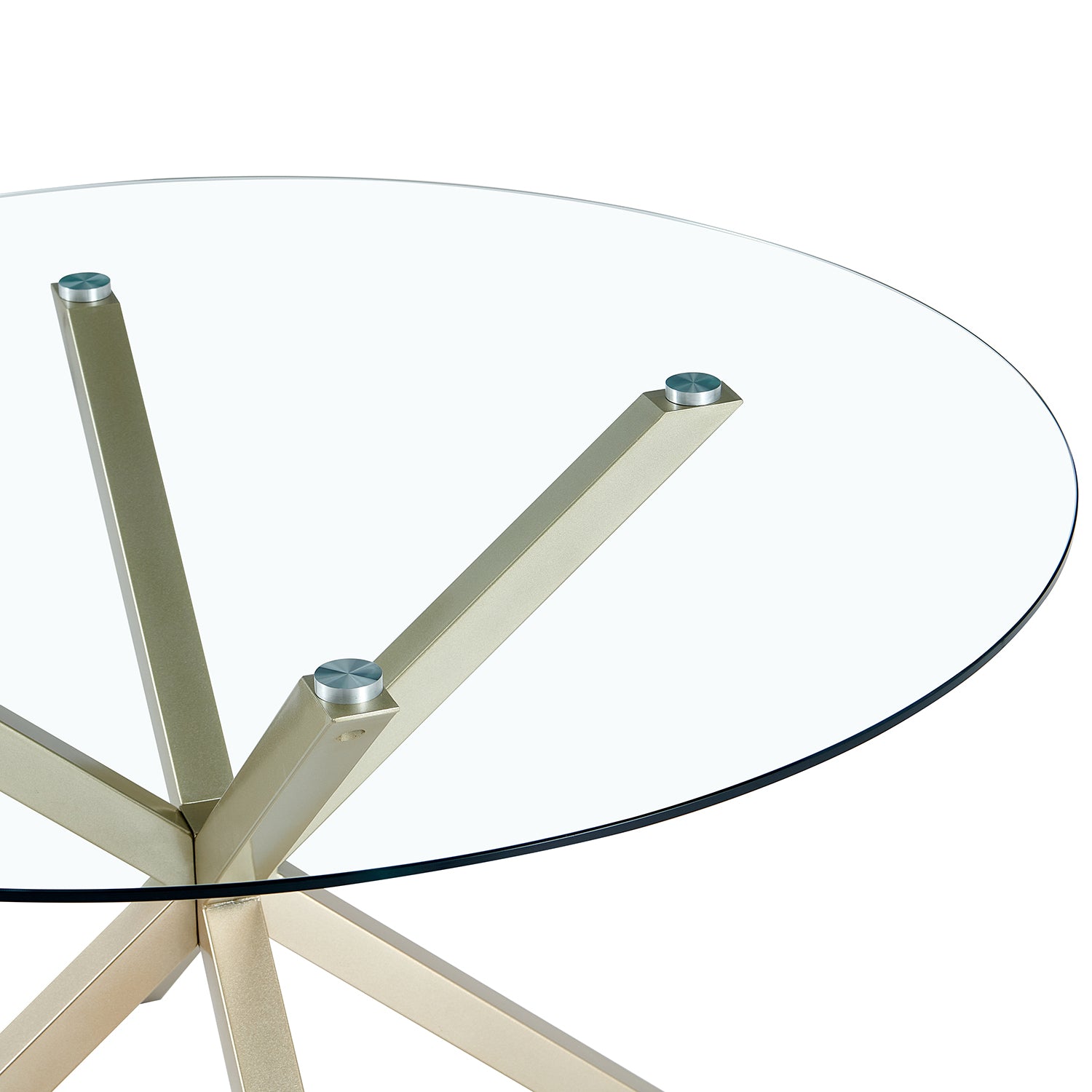 Comedor 6 Puestos Dousty Beige, Champana