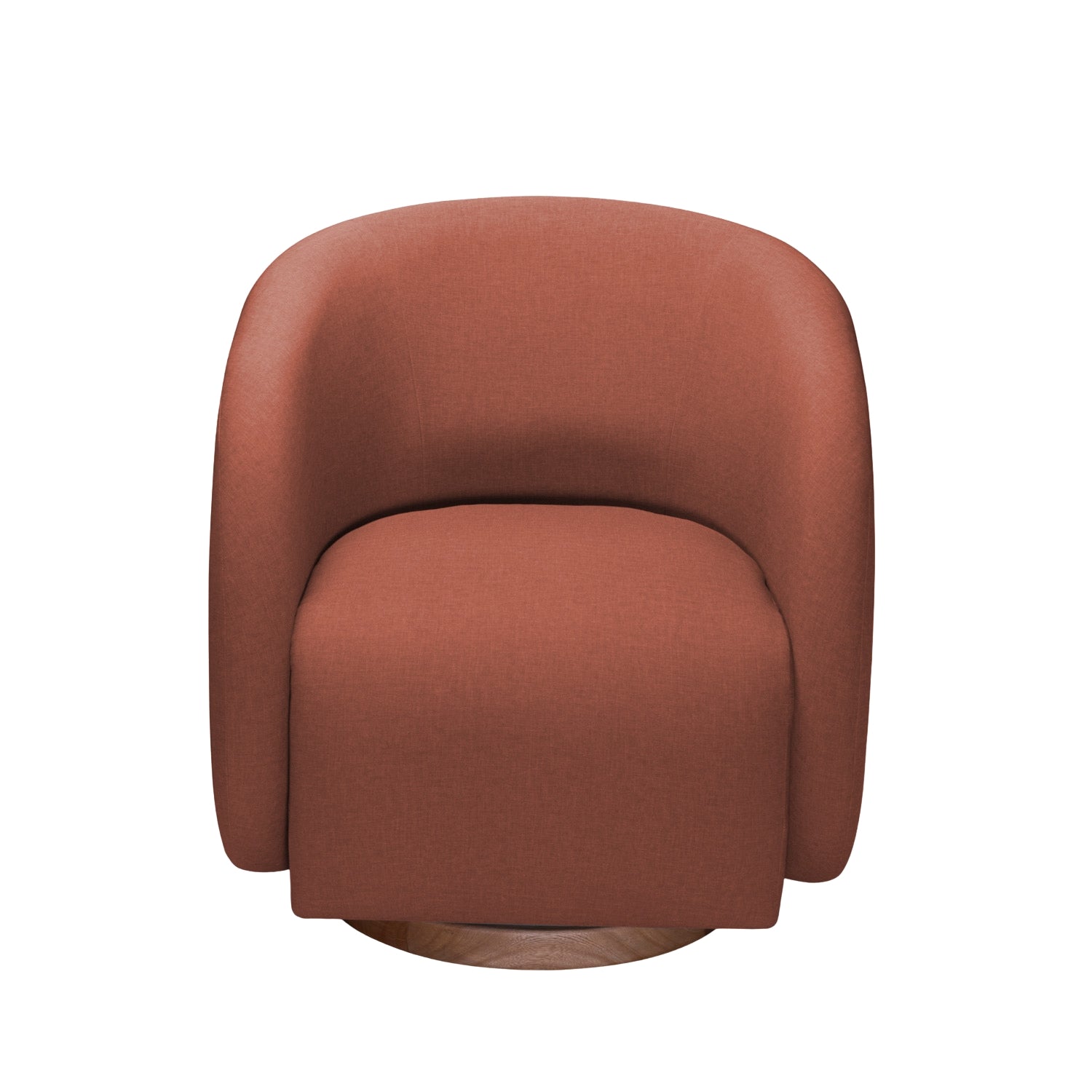 Poltrona Emilly Giratoria Eurolino Vertigo Rosa, Natural