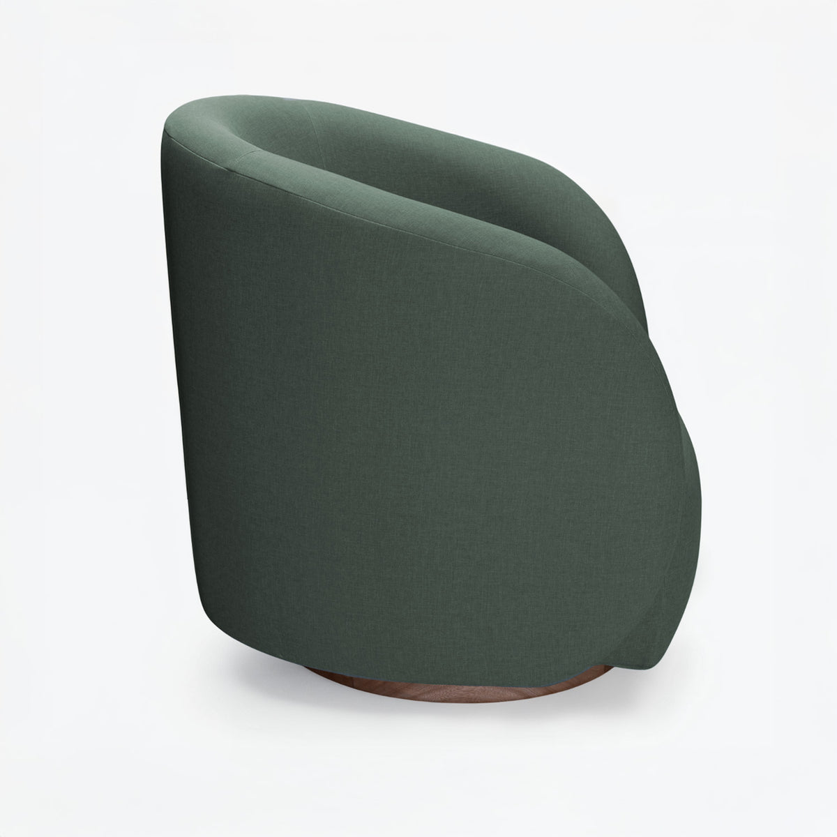 Poltrona Emilly Giratoria Eurolino Vertigo Verde, Natural