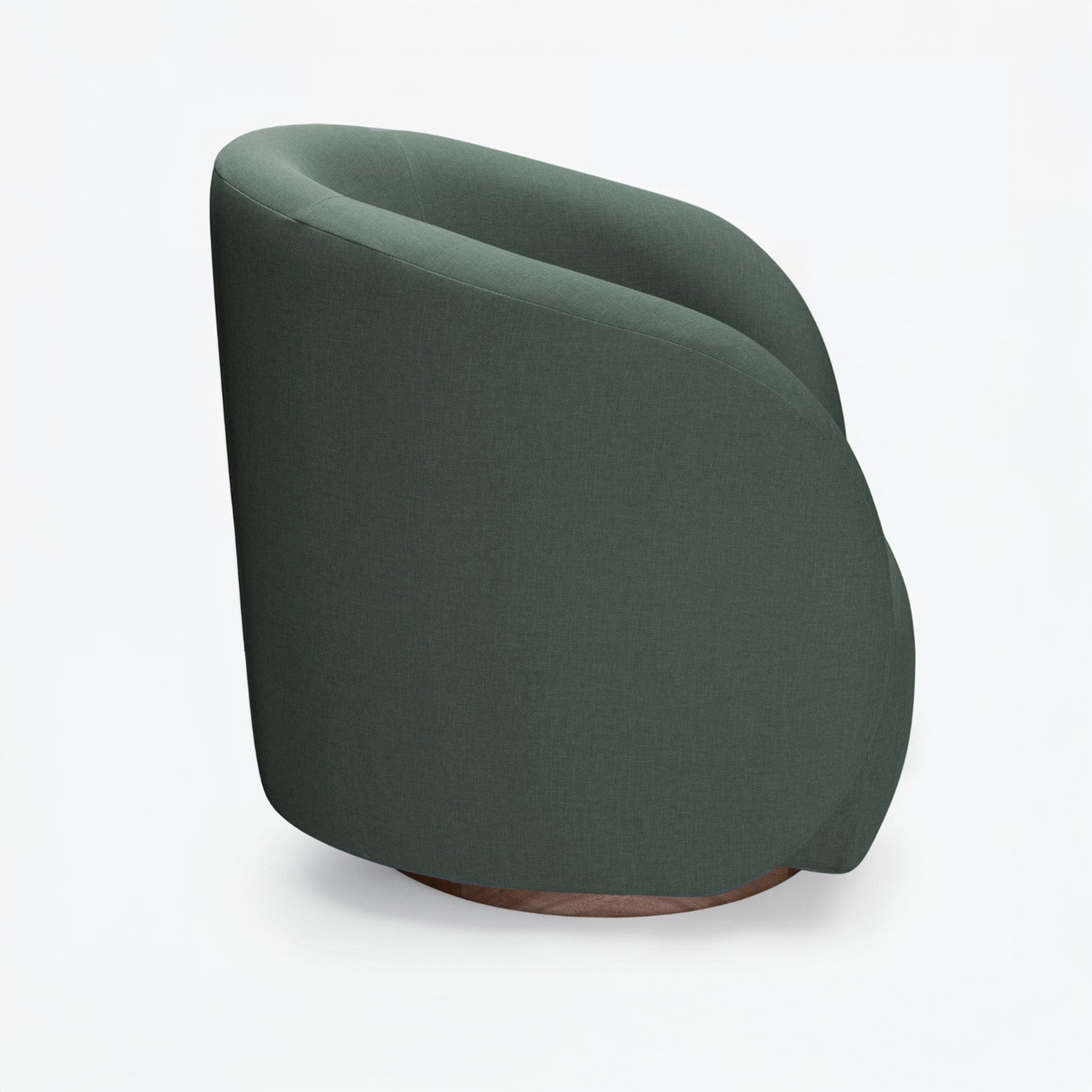 Poltrona Emilly Giratoria Eurolino Vertigo Verde, Natural