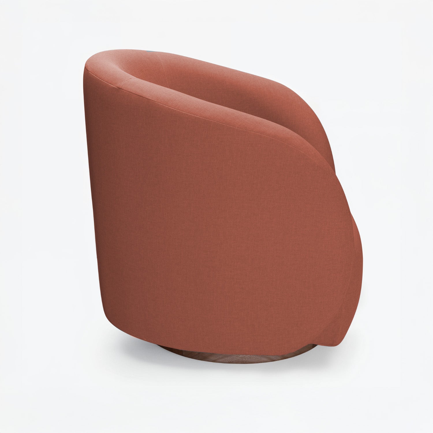 Poltrona Emilly Giratoria Eurolino Vertigo Rosa, Natural