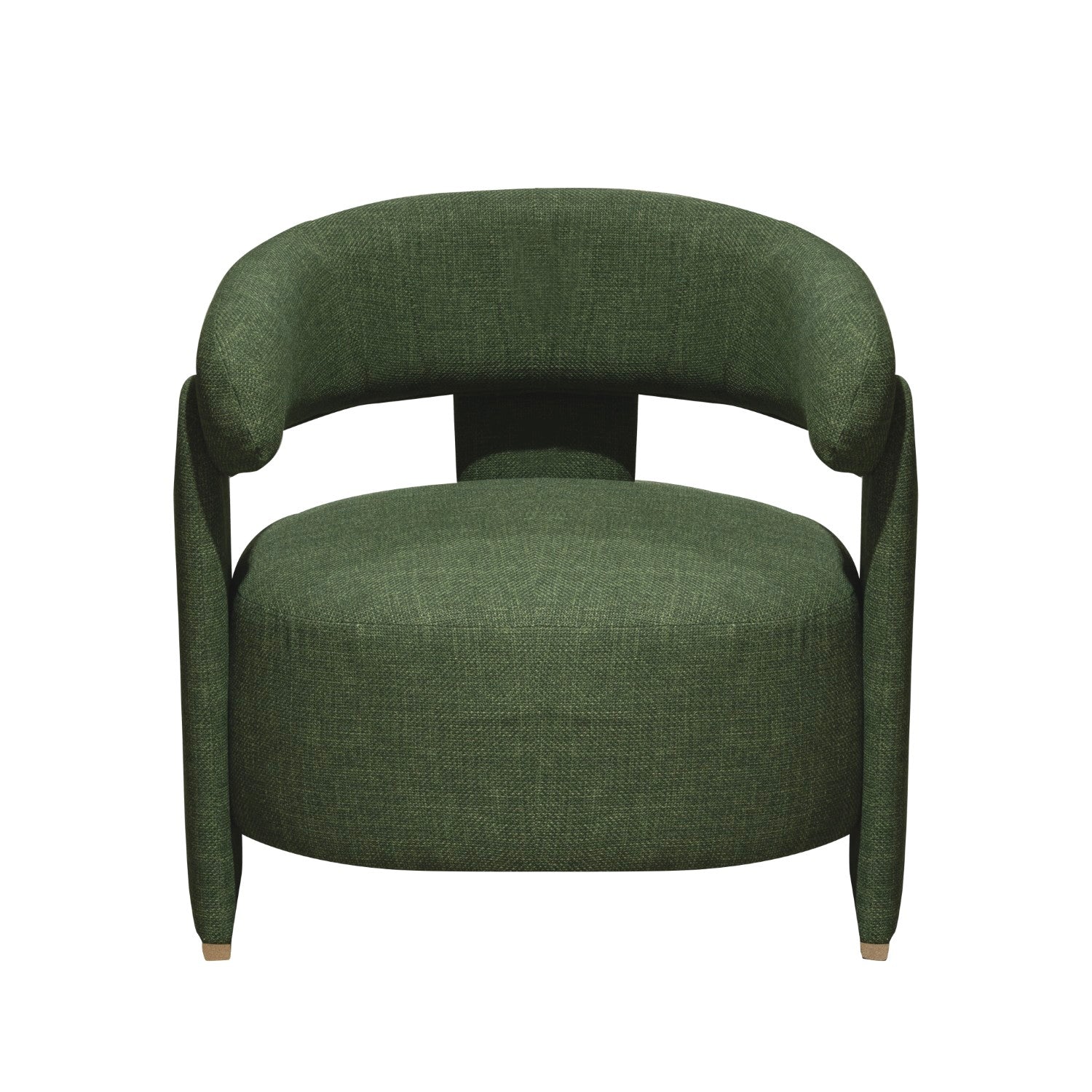 Poltrona Santy Lino Perseo Verde Pino, Champaña