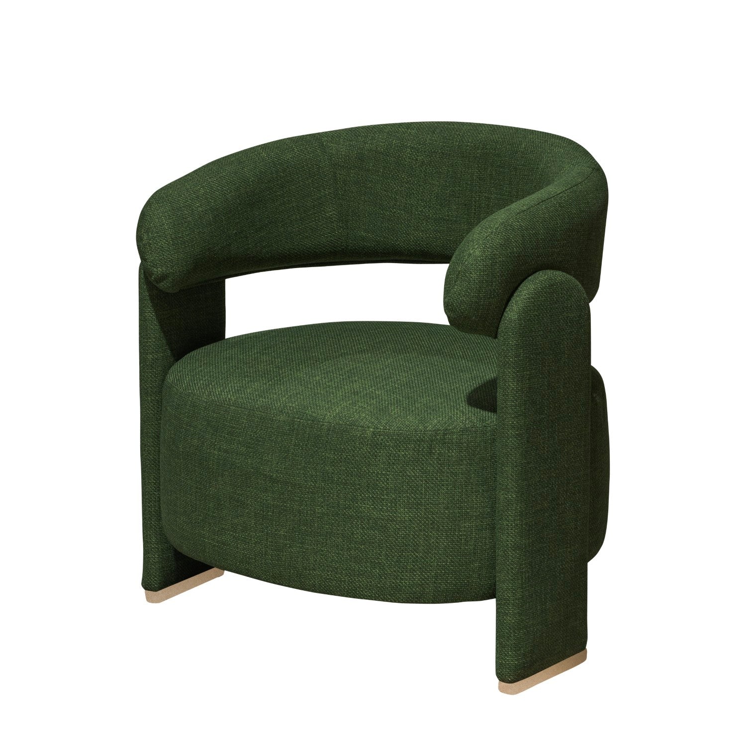 Poltrona Santy Lino Perseo Verde Pino, Champaña