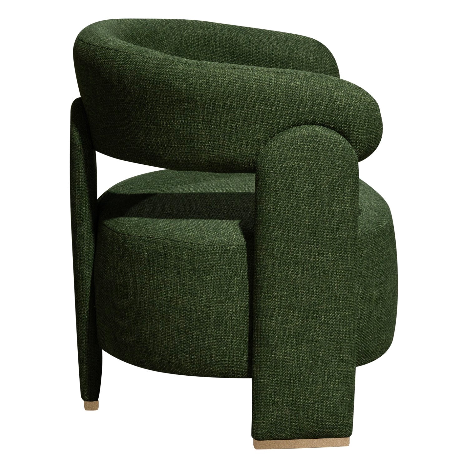 Poltrona Santy Lino Perseo Verde Pino, Champaña