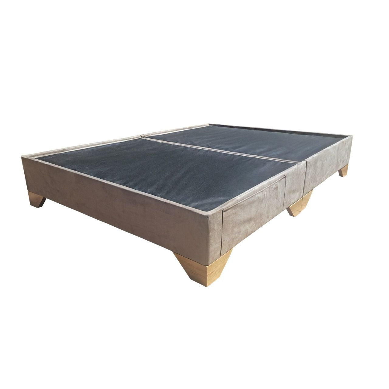 Base Cama Doble Dalton Crema Par