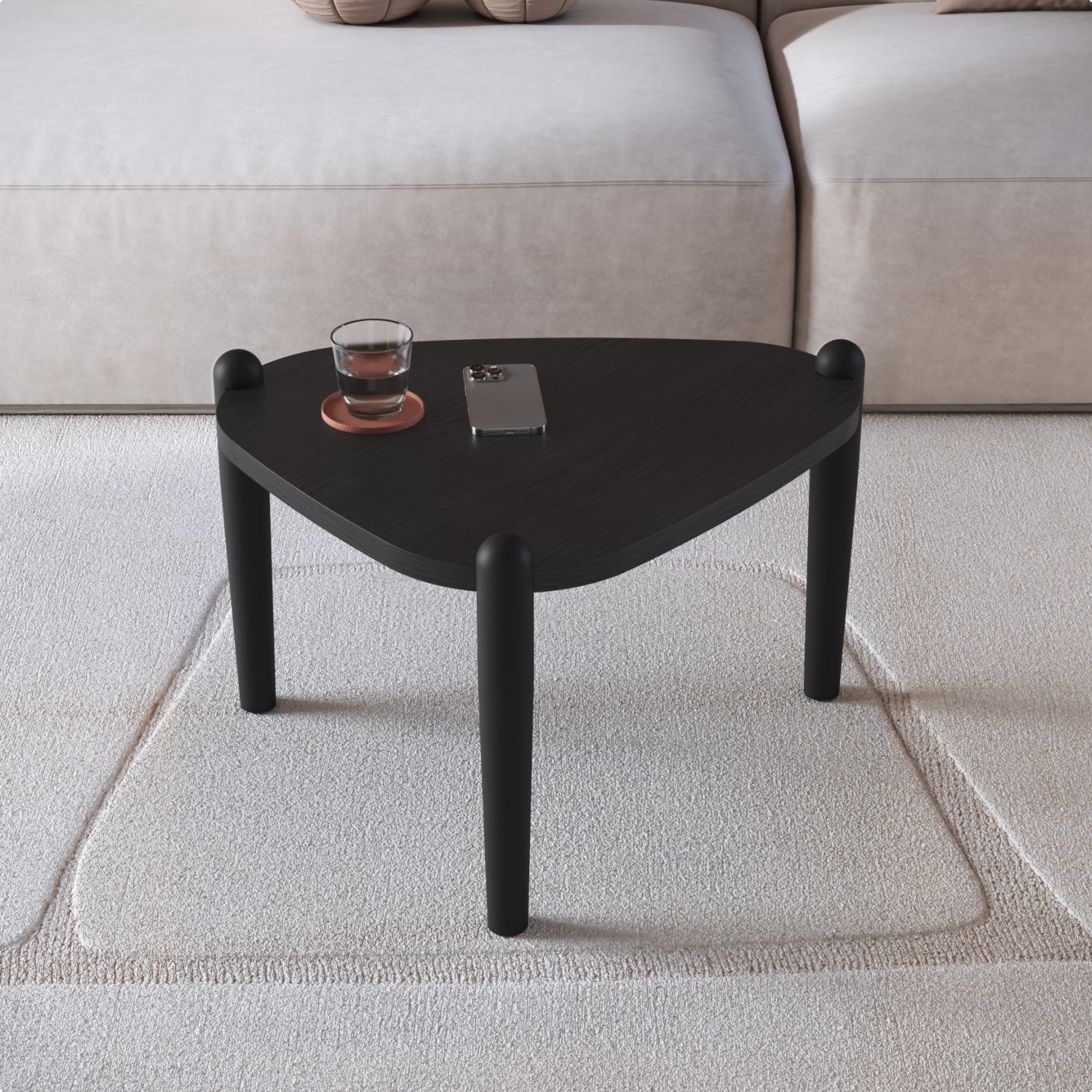 Mesa de Centro Alaska 55X41X59 Negro