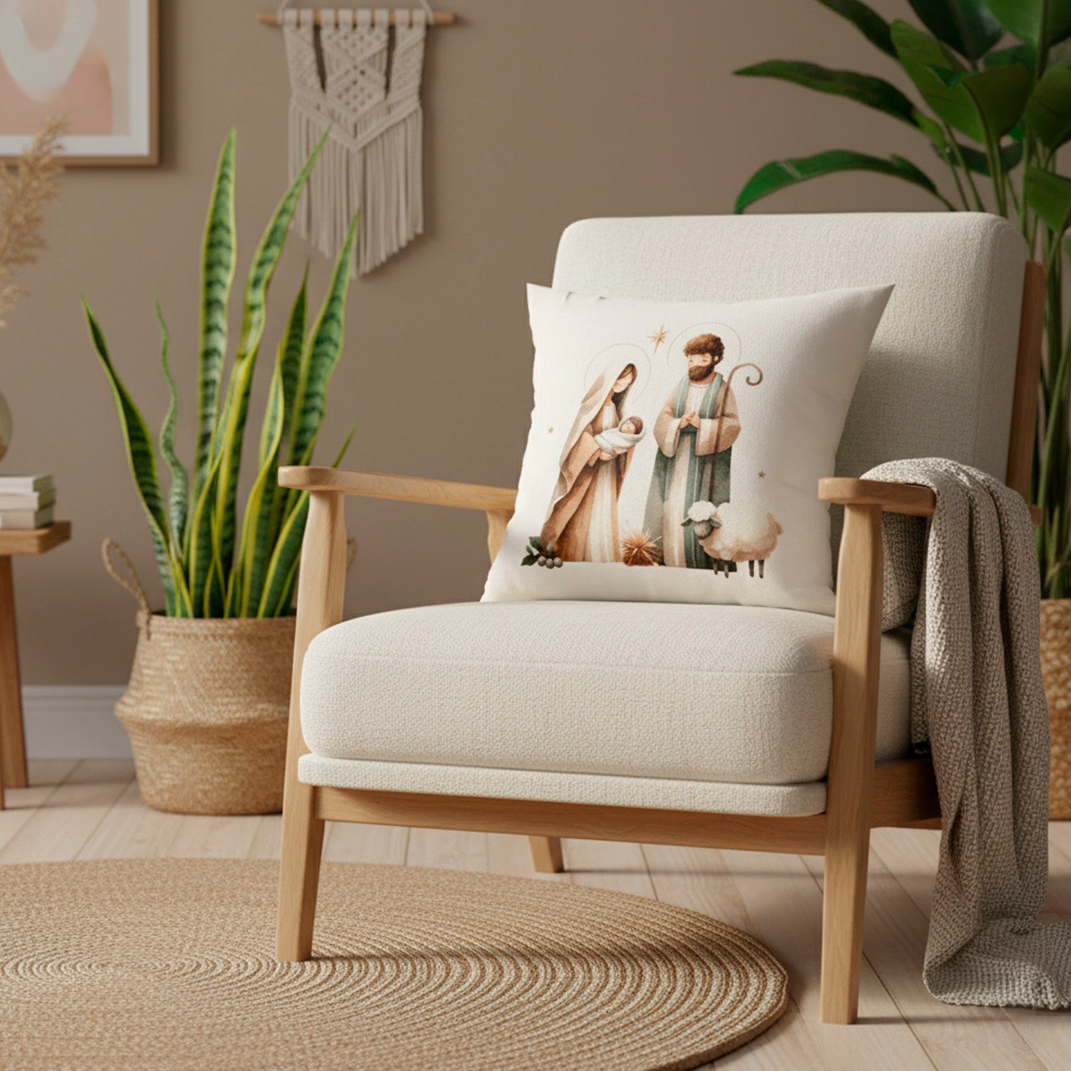 Cojín 45X45 Kim Nacimiento Navidad