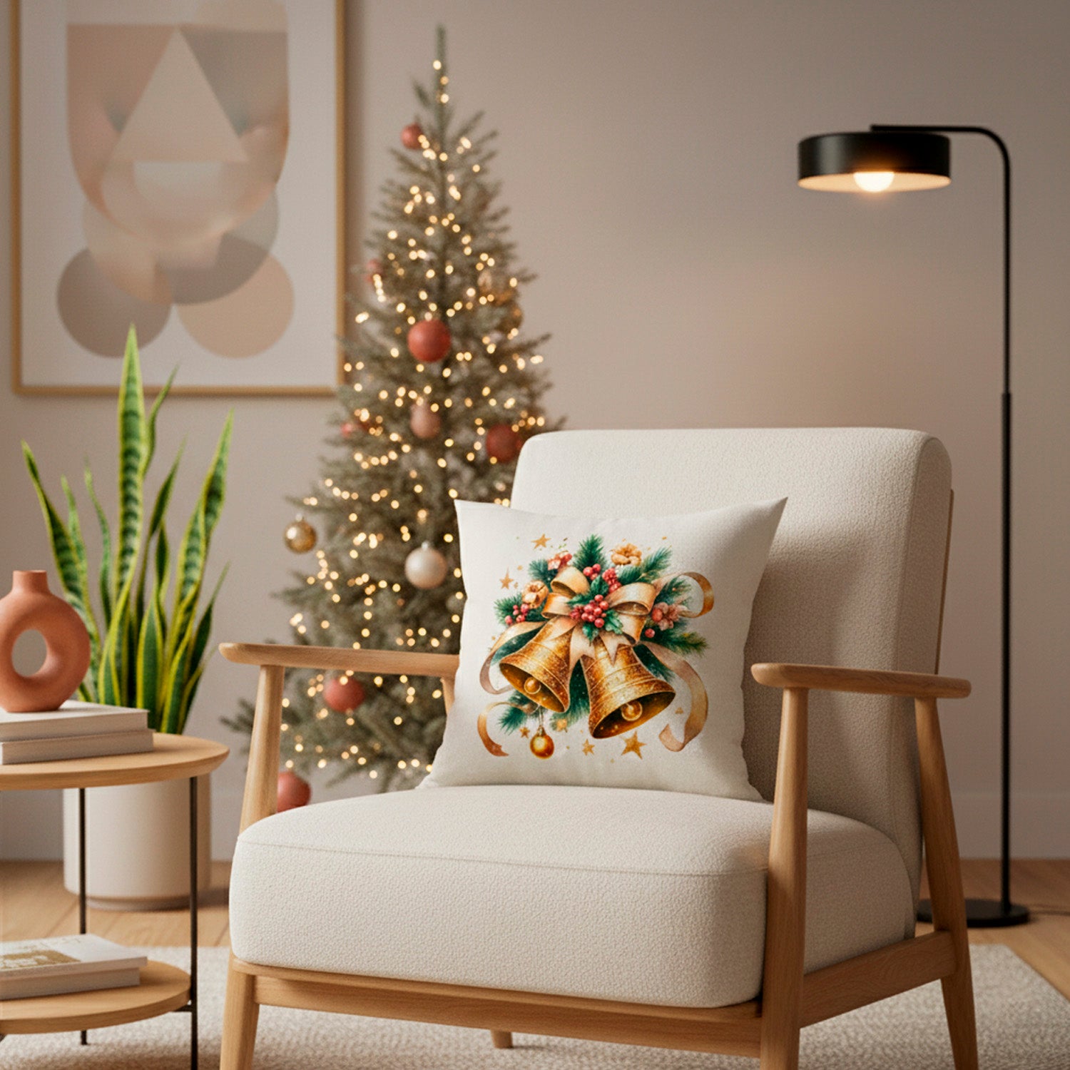 Cojín 45X45 Kim Campana Navidad