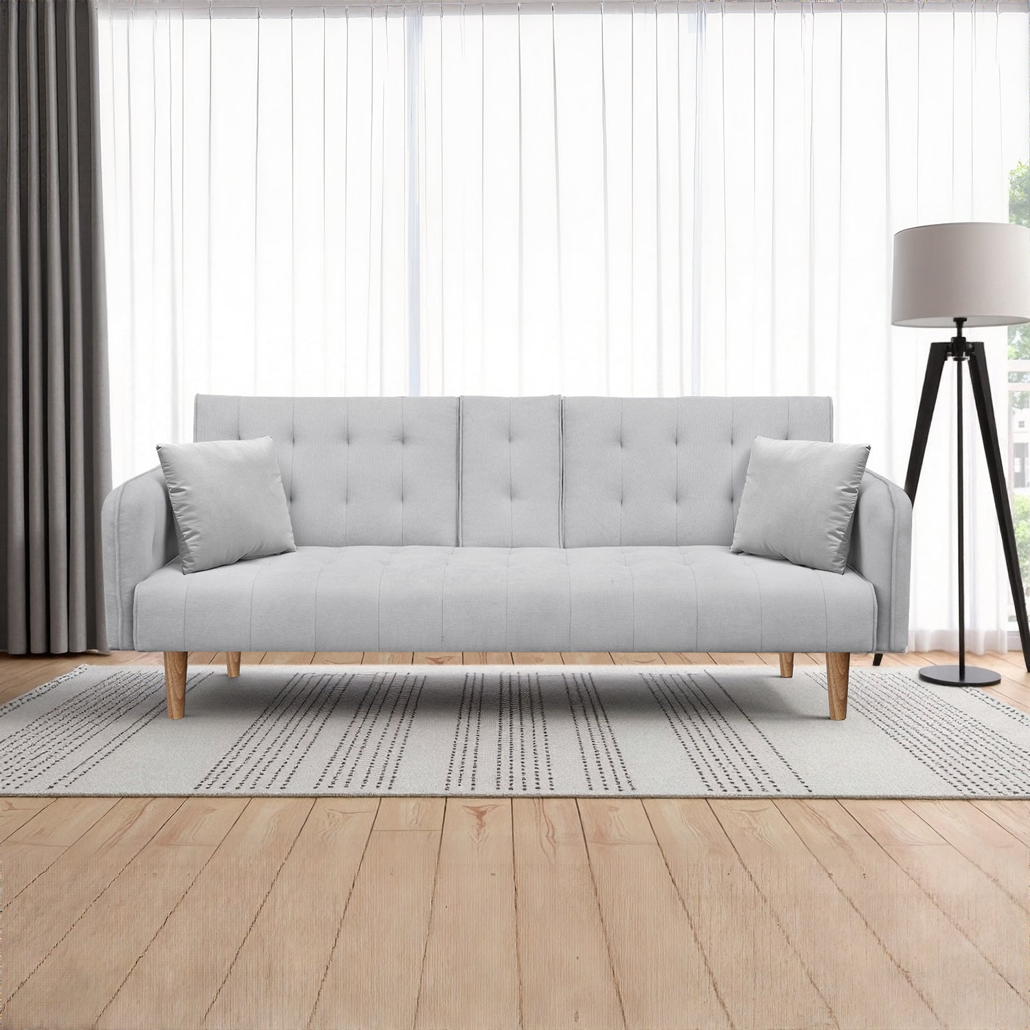 Sofa Cama Arizona Lino Taupe