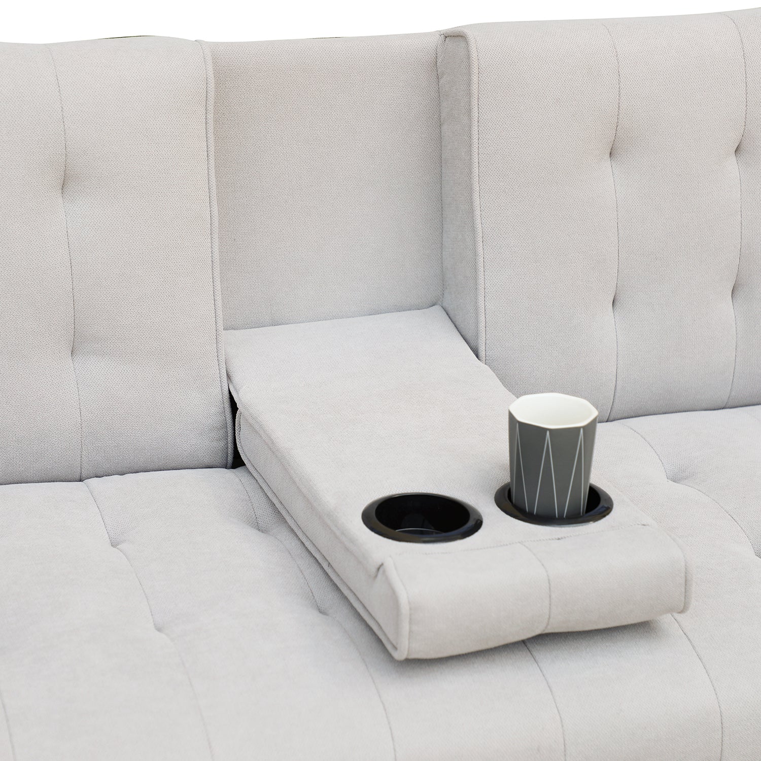 Sofa Cama Arizona Lino Taupe