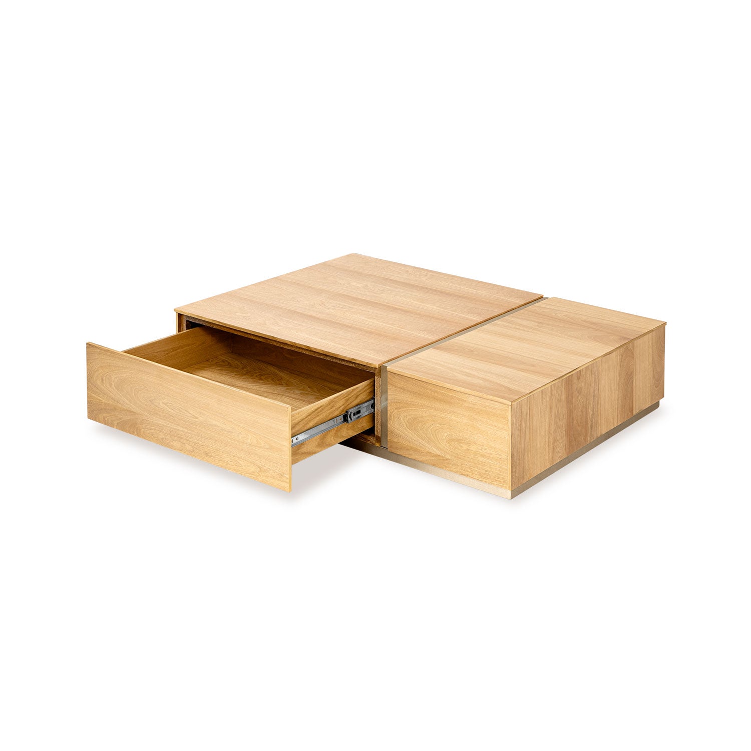 Mesa De Centro Lizzi Natural, Champaña Premium