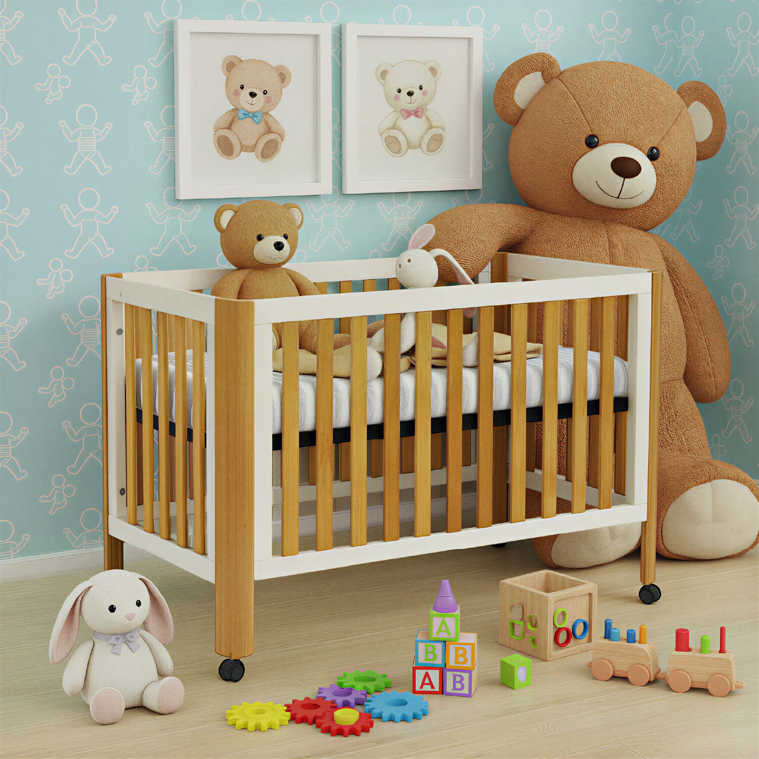 Cuna Para Bebé Cami Off White