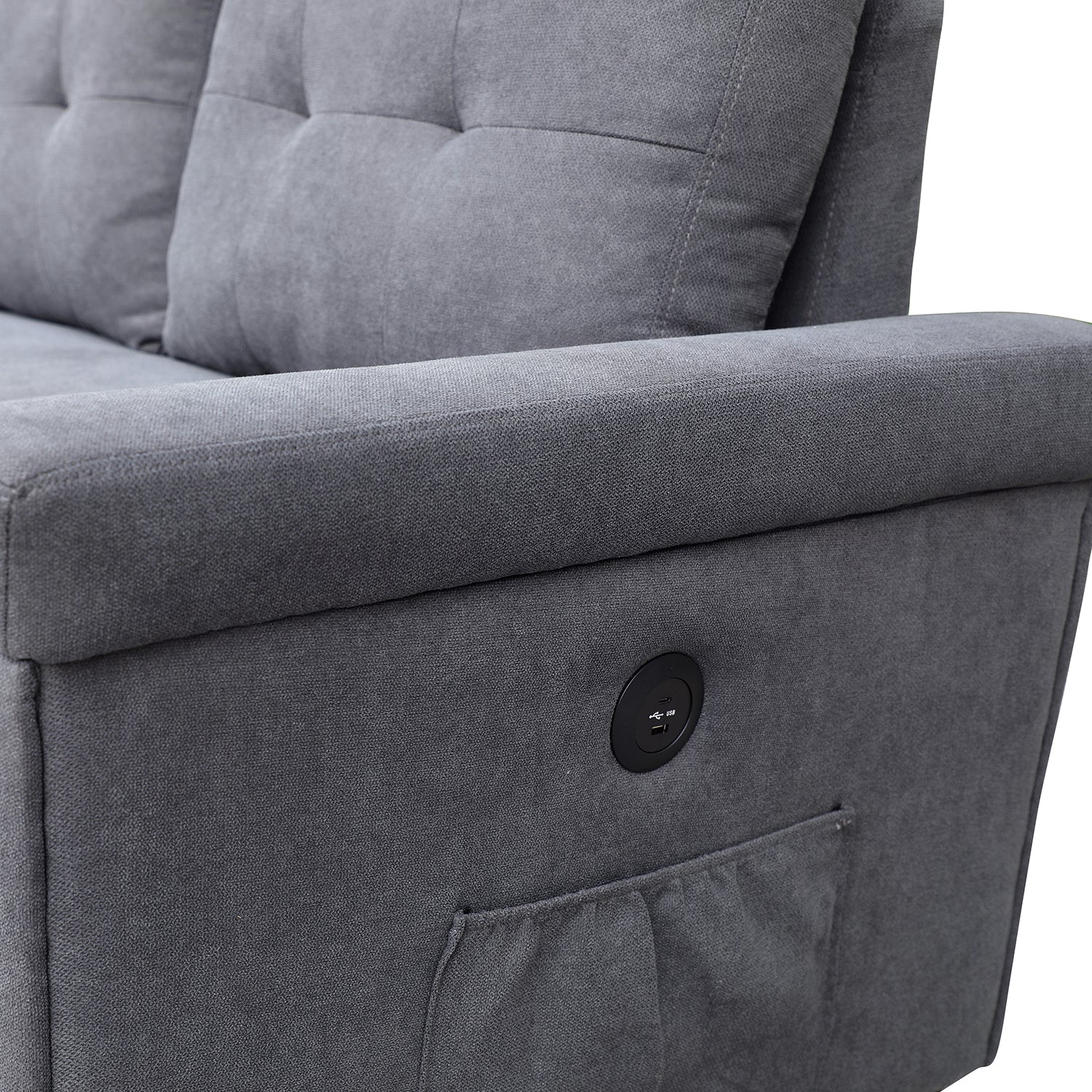 Sala Cama Barcelona Lino Plomo