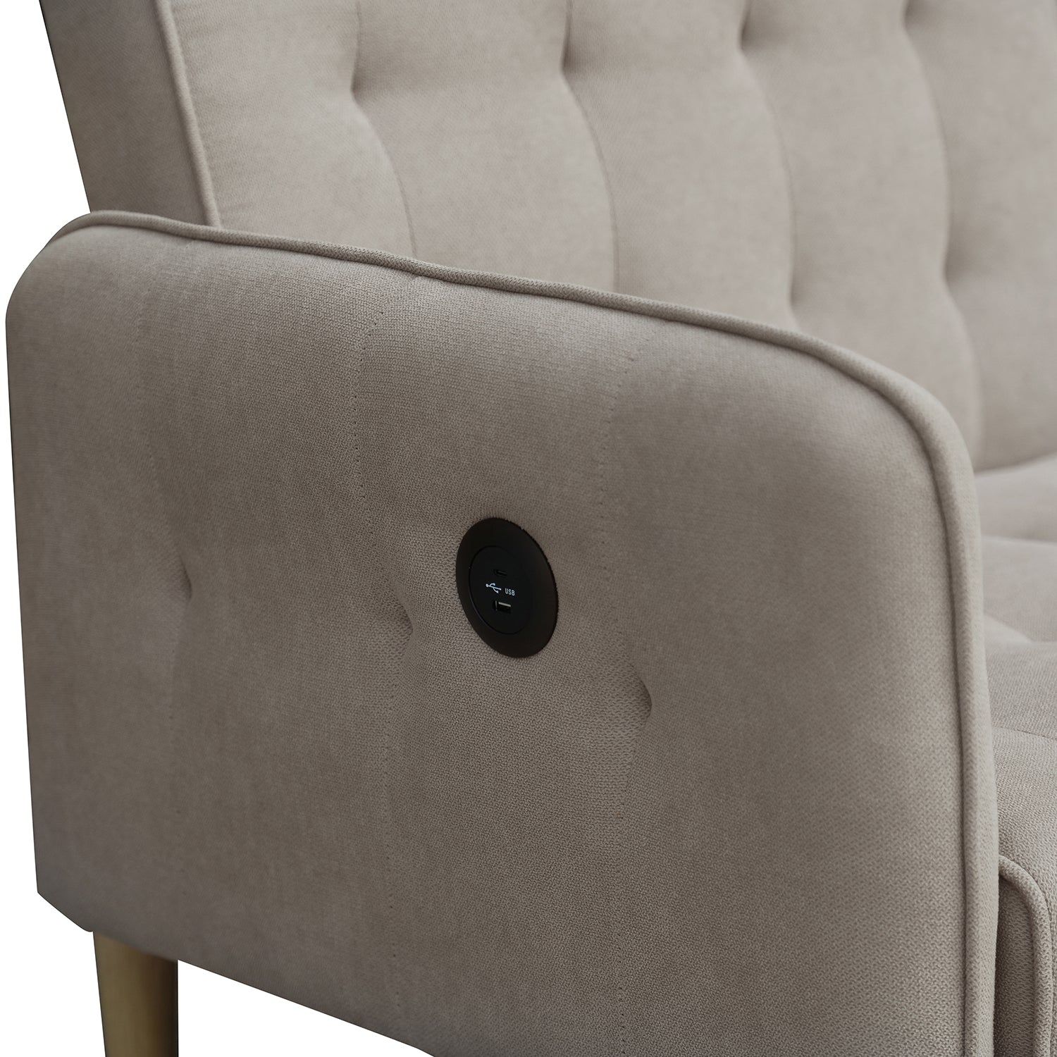 Sofa Cama Arizona Lino Beige