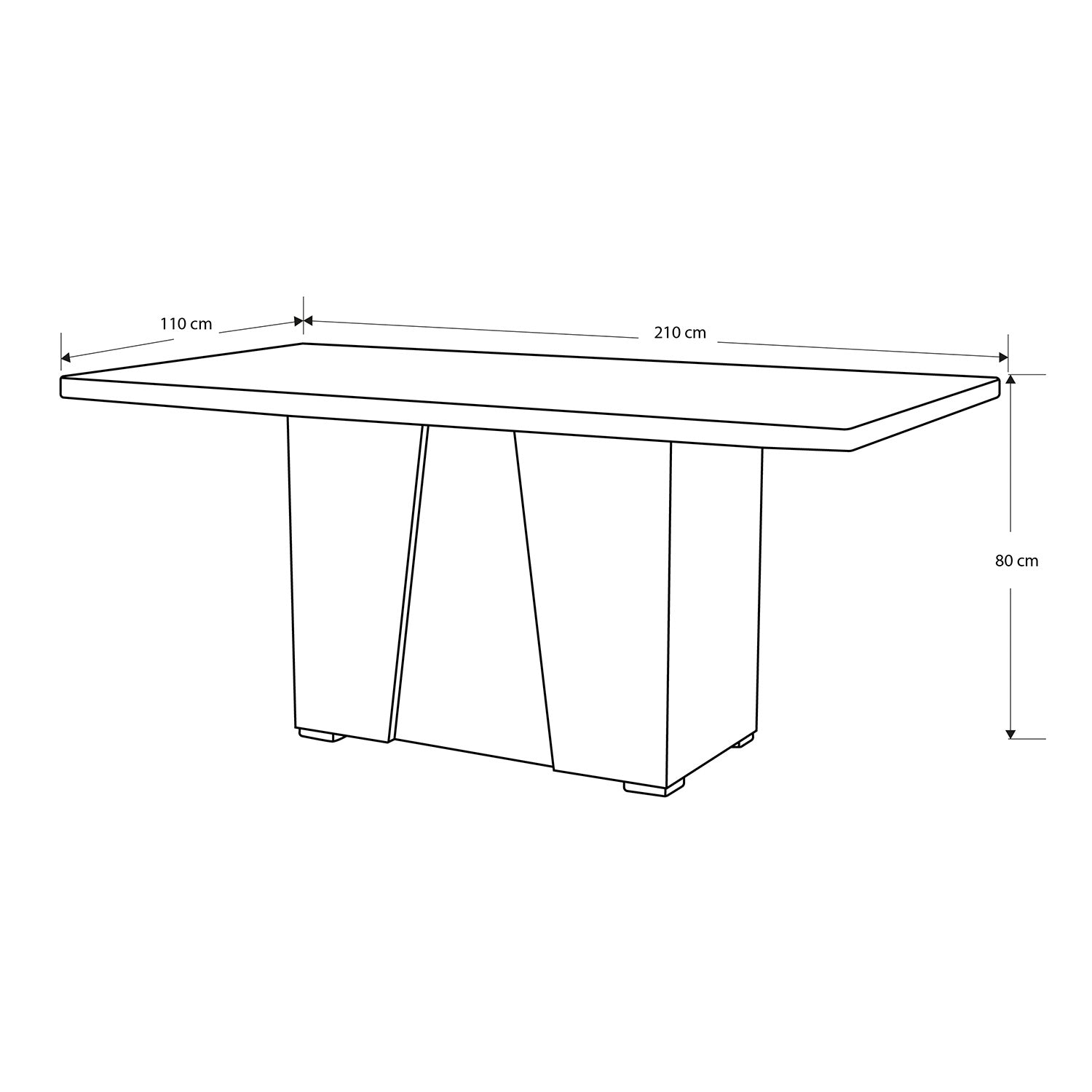 Comedor 8 Puestos Roma Velvet Atlas Marmol, Champaña