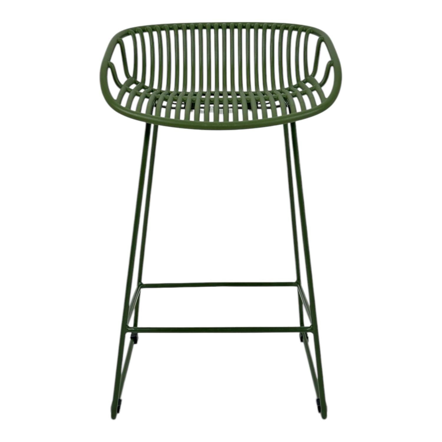 Silla Para Barra Auri Verde 45X43X77