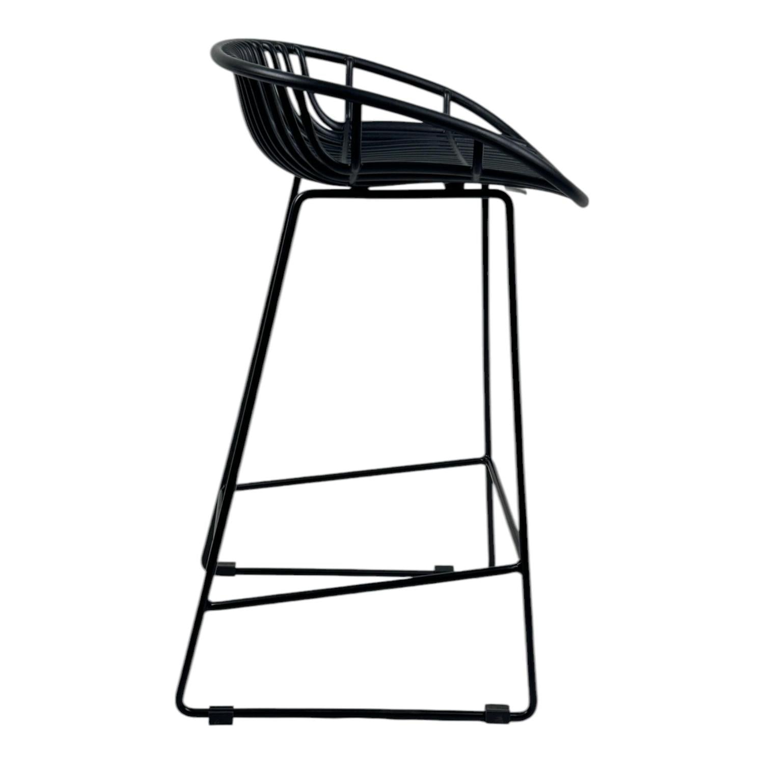 Silla Para Barra Auri Negra 45X43X77